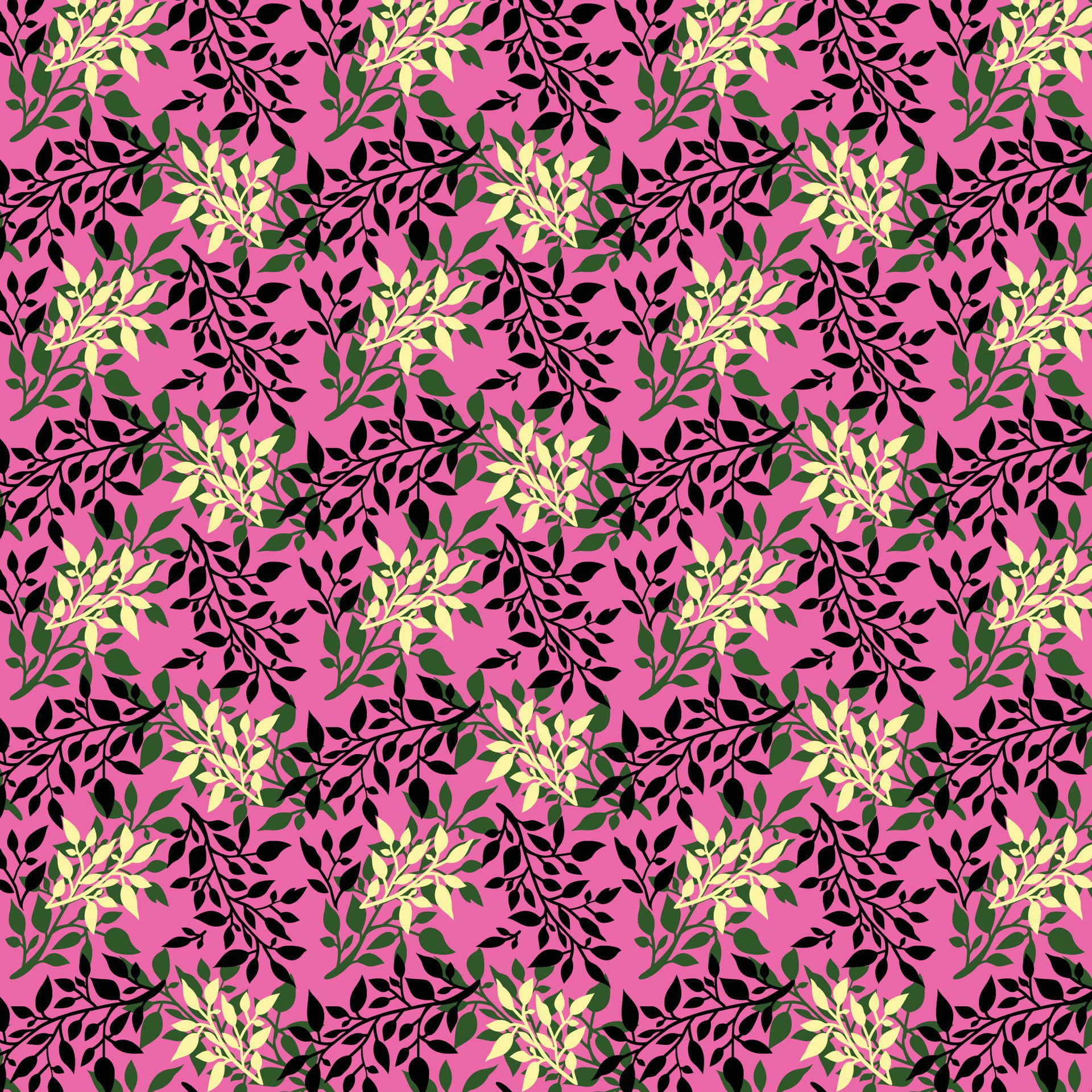 Colored seamless floral vector pattern Free Vector Free Vector