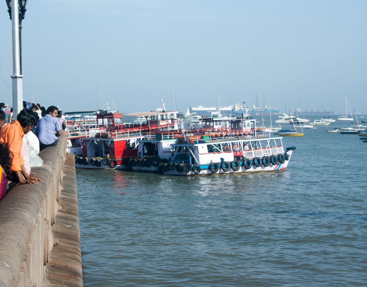 Boats At The Harbour Stock Free