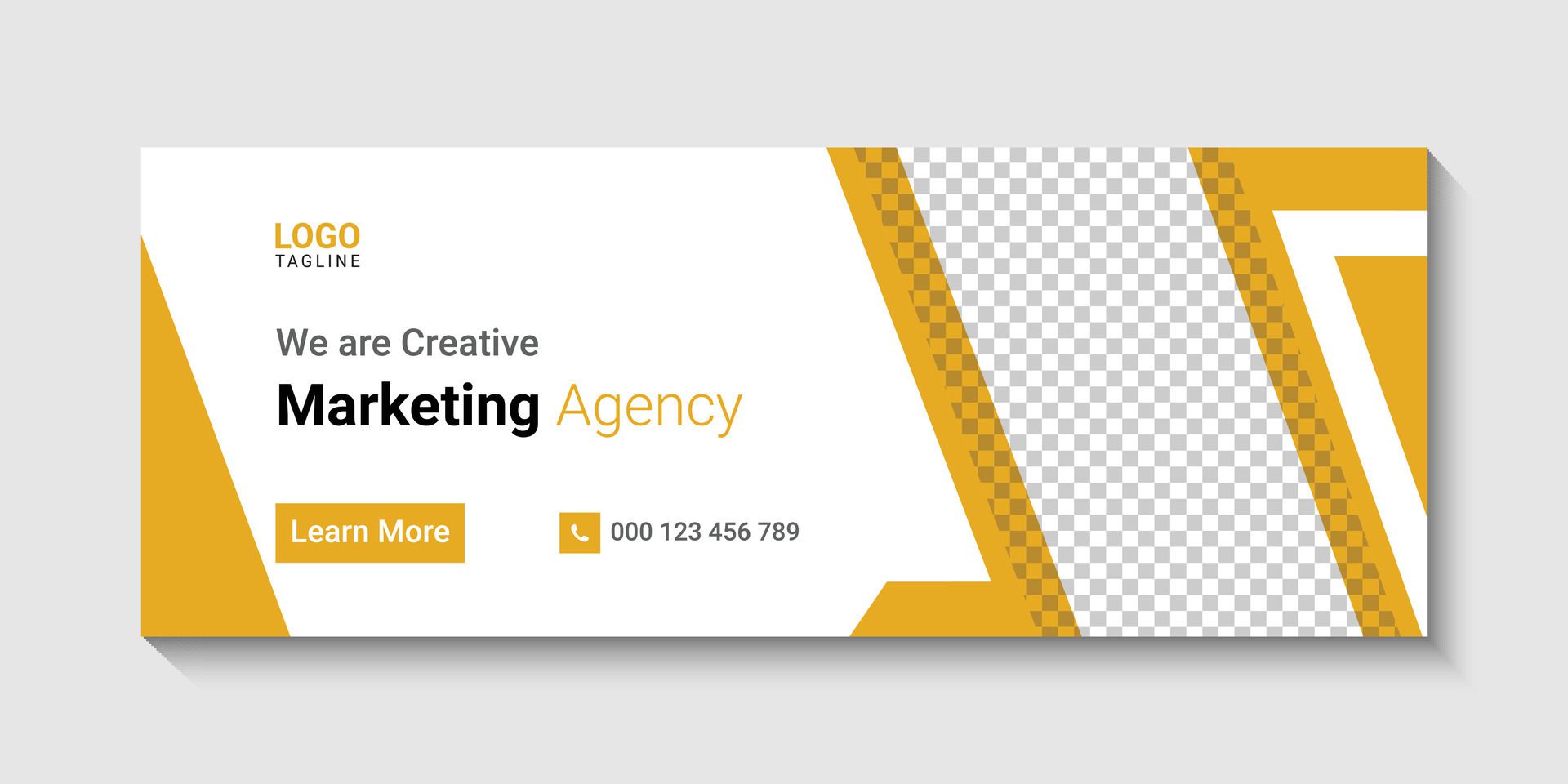 digital marketing corporate social media web banner design template Free Vector