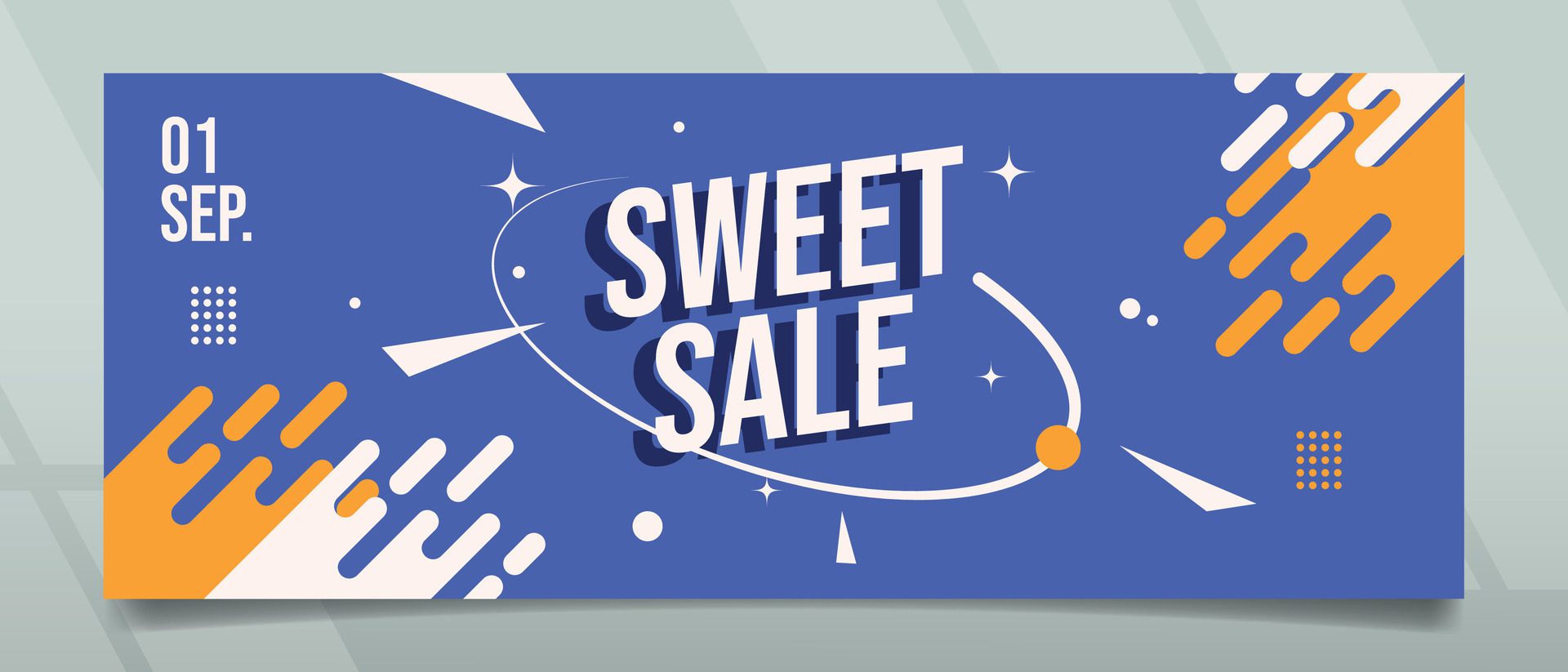 Sweet Sale Banner Design Free Vector