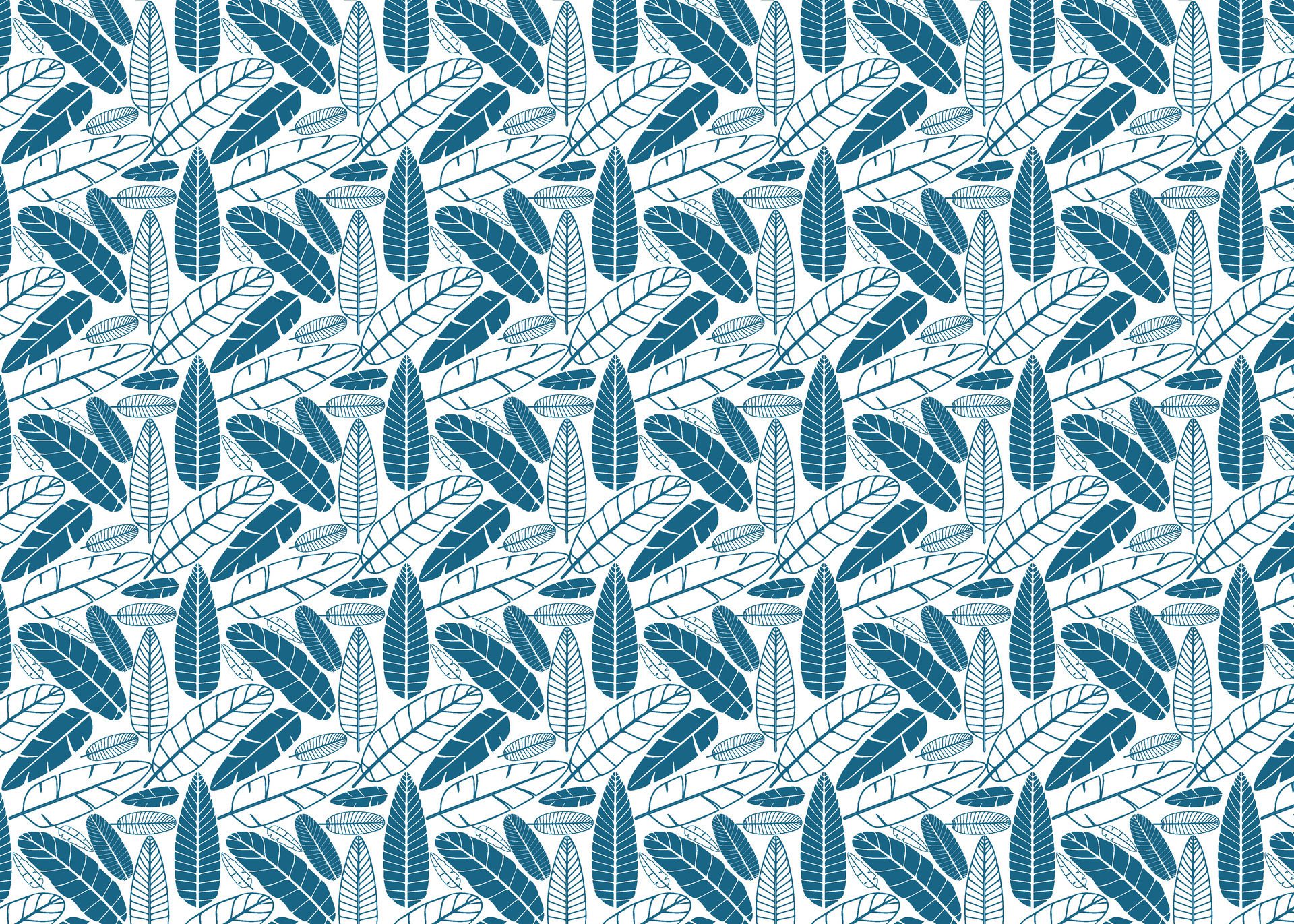 Tropical leaf seamless repeat pattern Illustration Free Vector