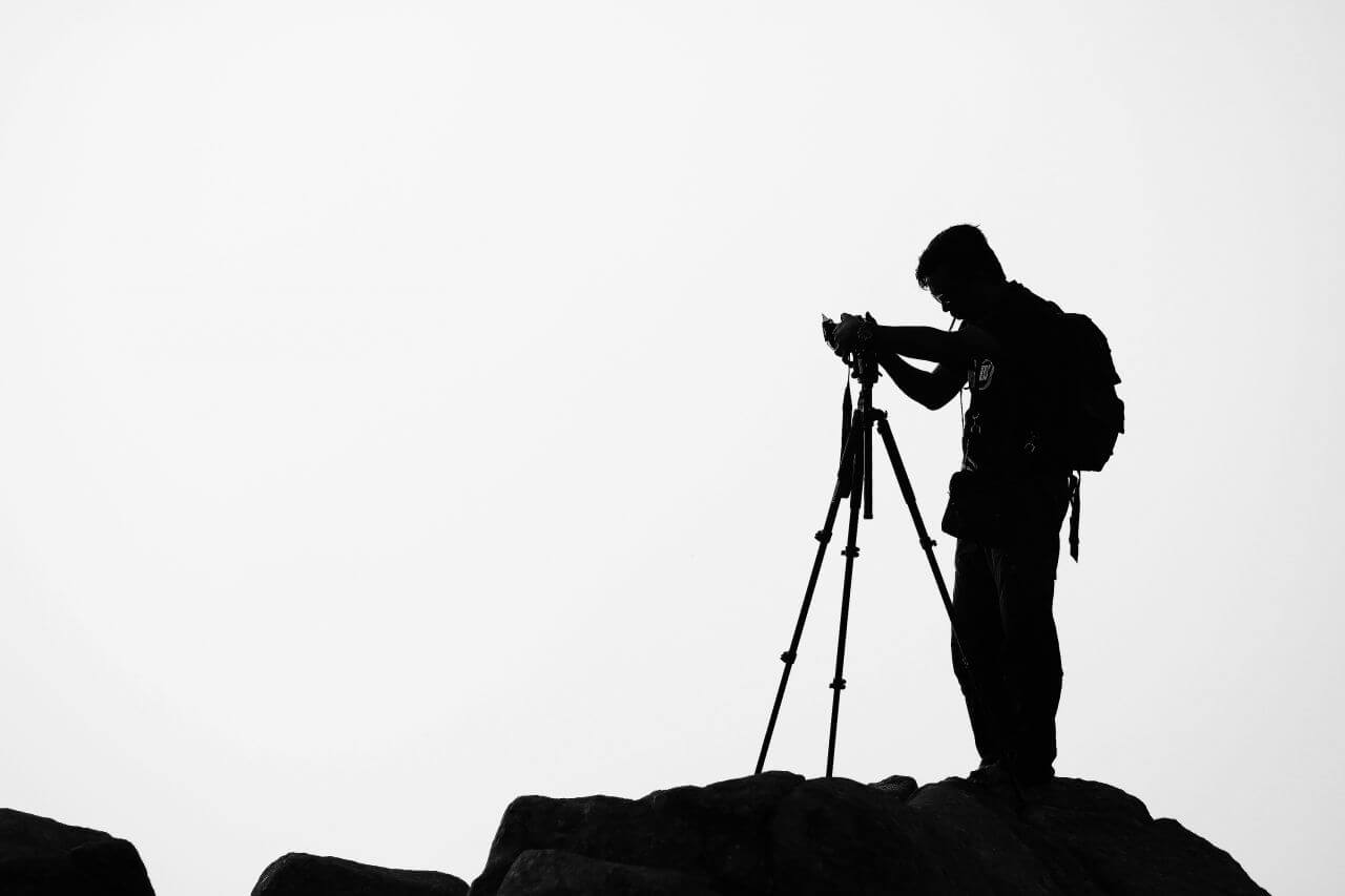 Silhouette Photographer Stock Free