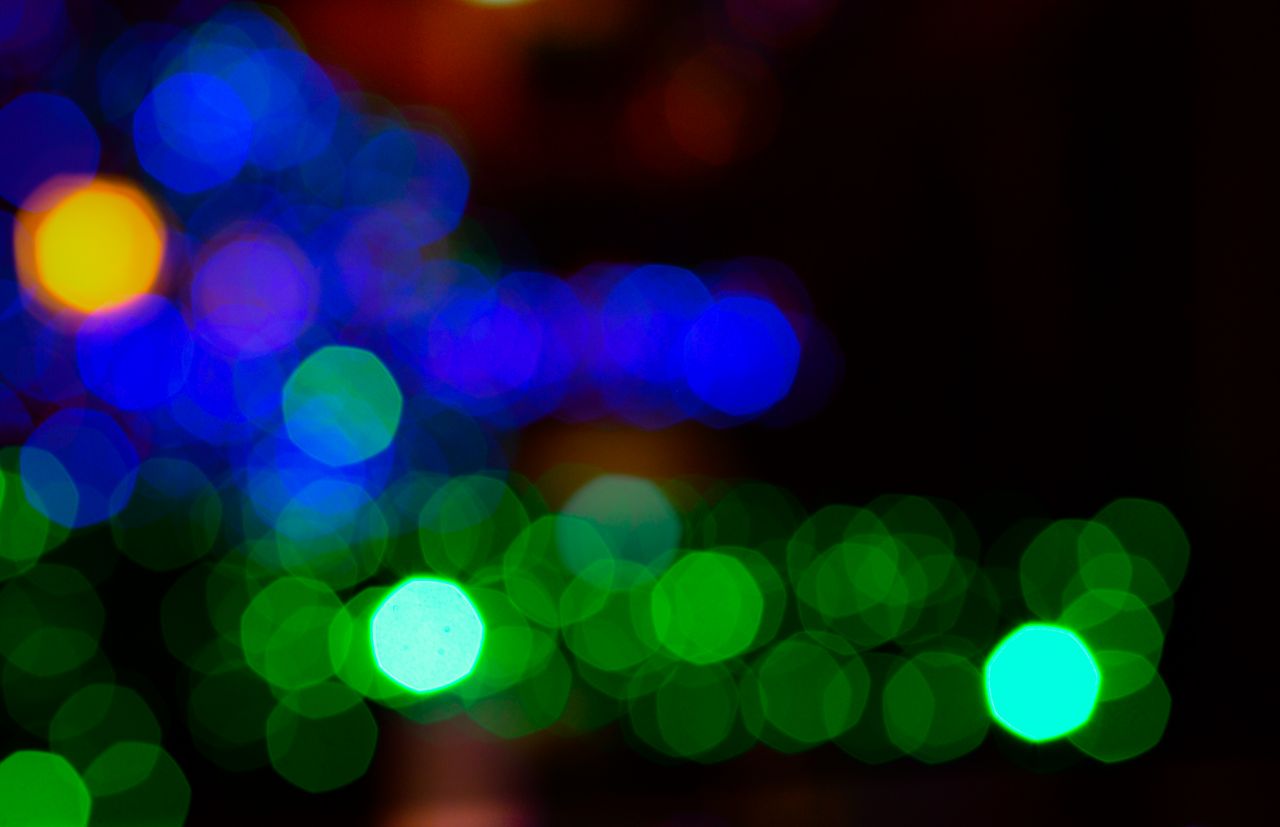 Blurred lights Stock Free