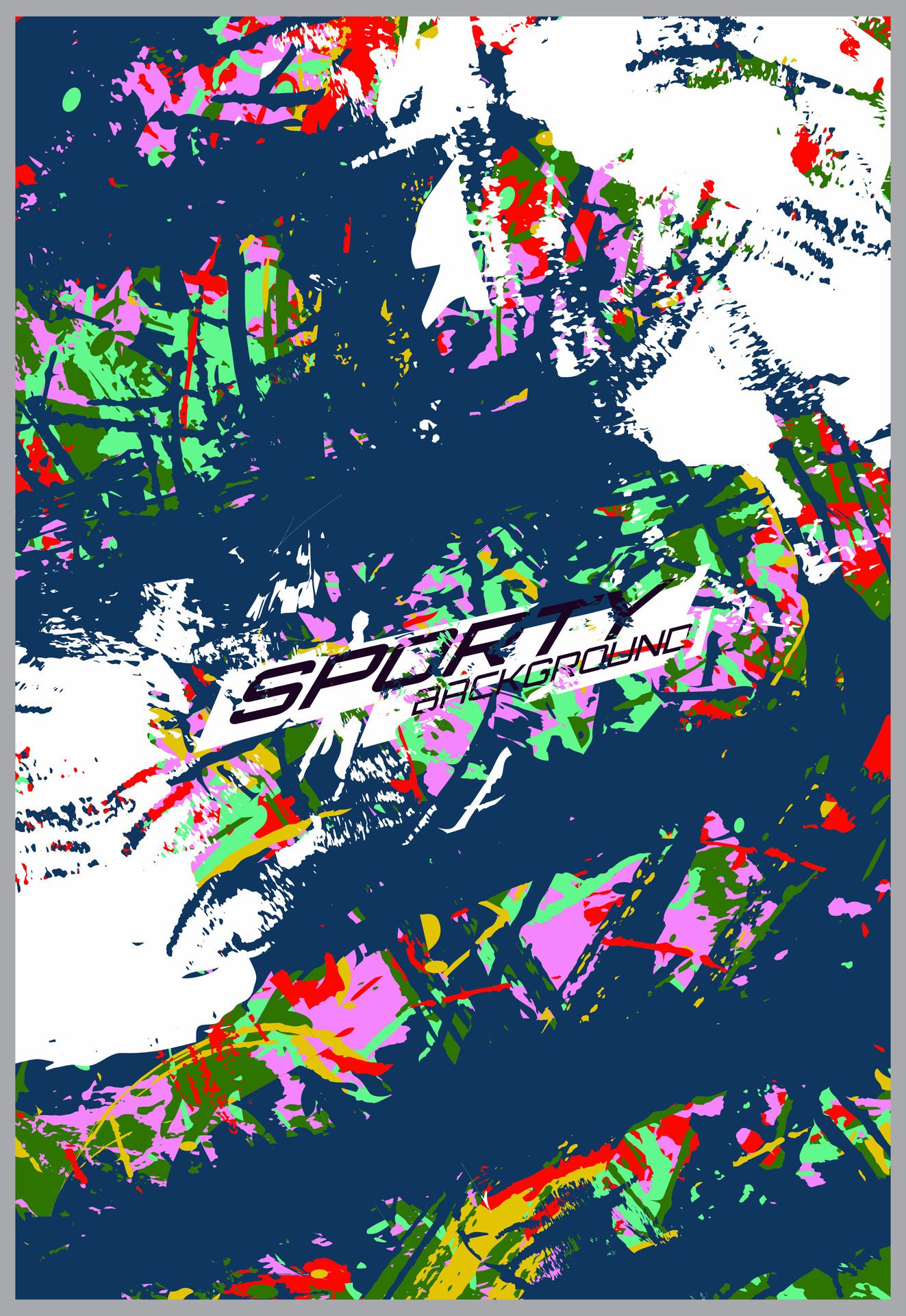 Soccer jersey design for sublimation. Abstract background with sport pattern. Free Vector