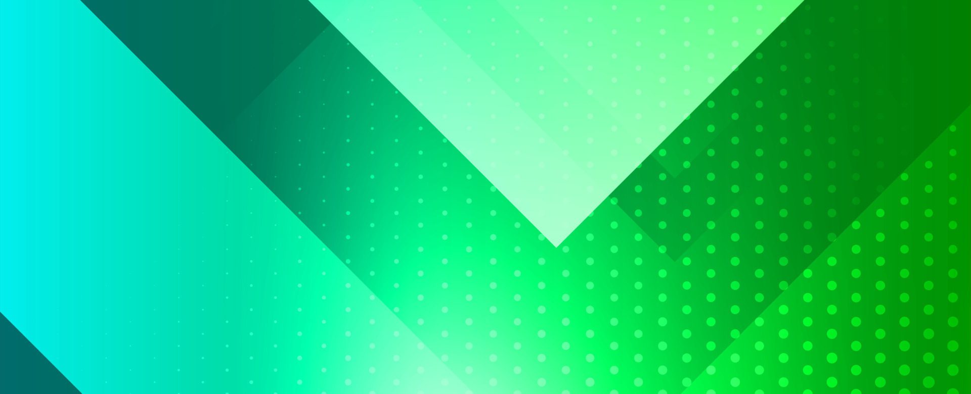 abstract geometric green modern decorative stylish banner background Free Vector