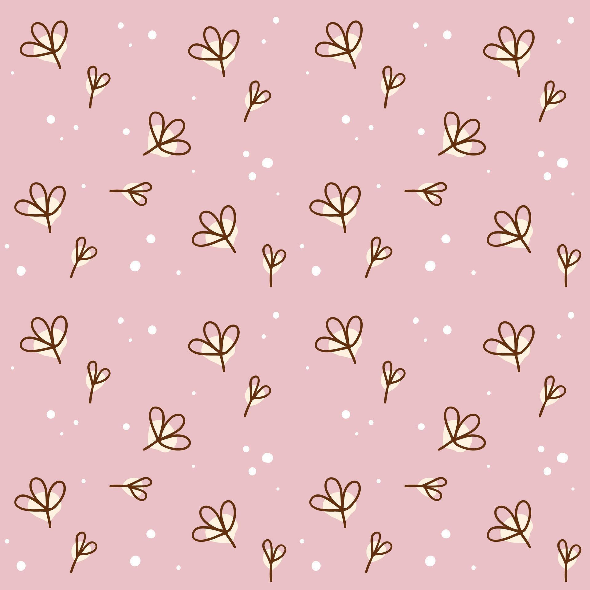 cute flower seamless parttern. Pattern for textiles, wrapping paper, wallpapers, backgrounds Stock Free