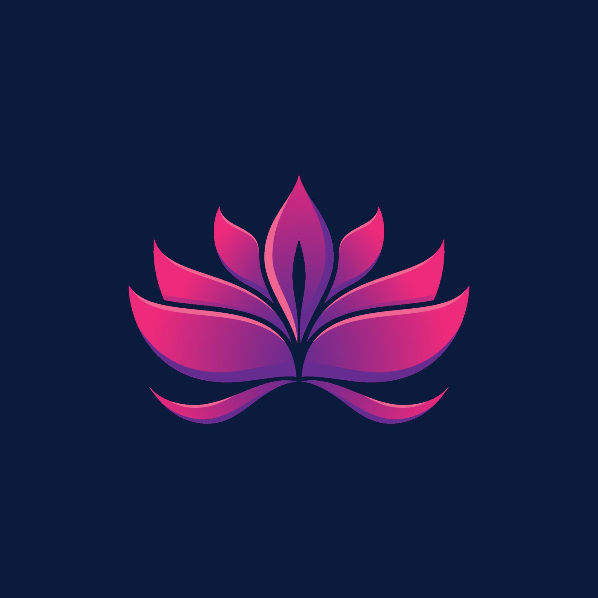 Beauty lotus flower logo spa logo vector yoga and therapy symbol Stock Free and Free SVG