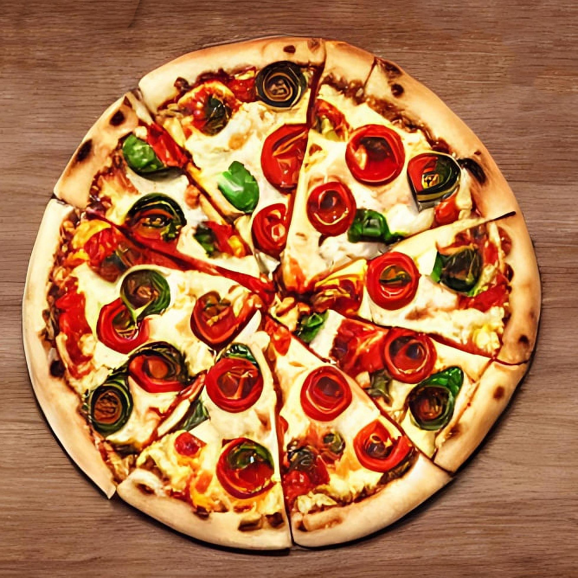 Pizza. Traditional Italian cuisine fast food. Stock Free