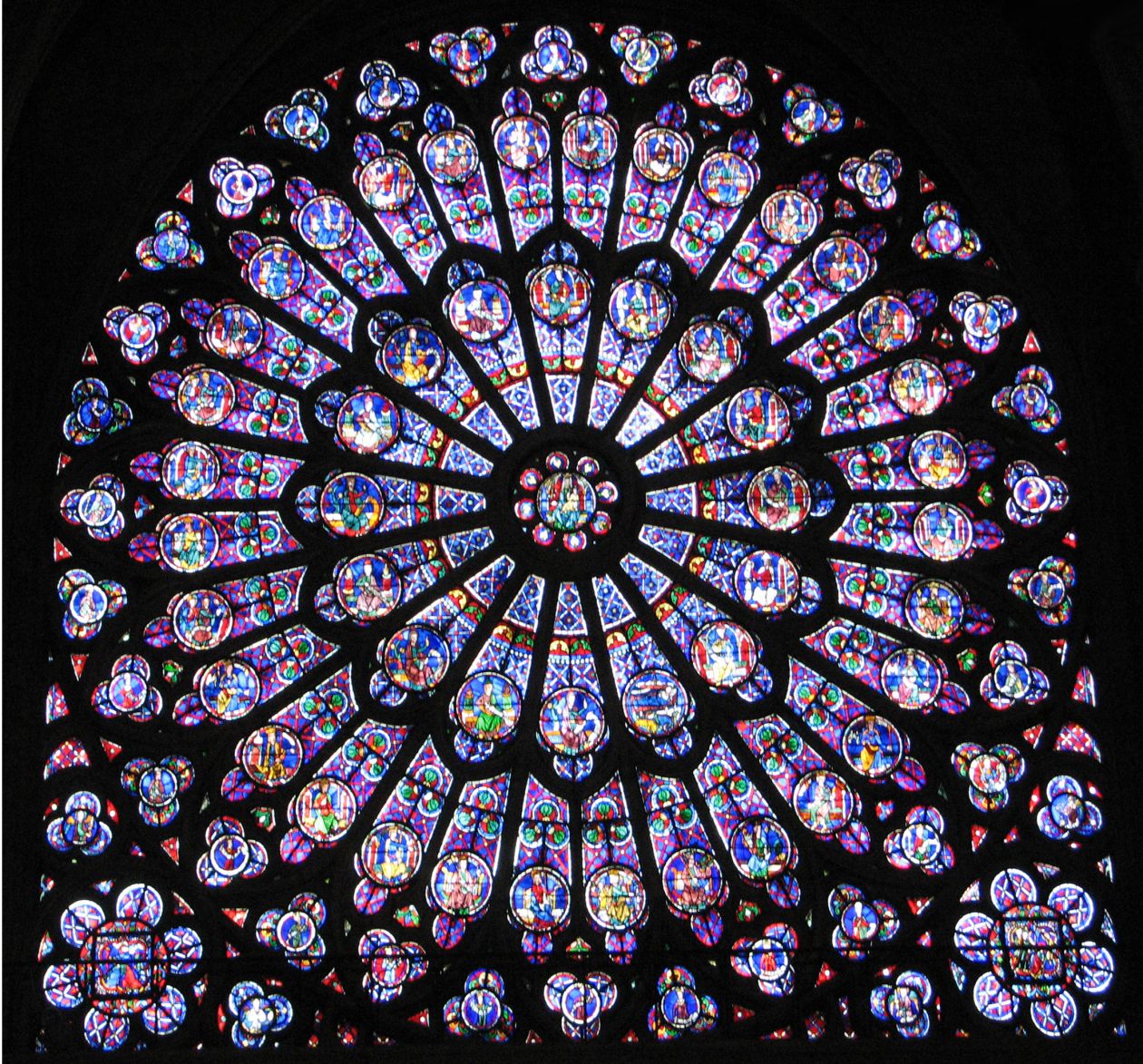 Rose window Stock Free