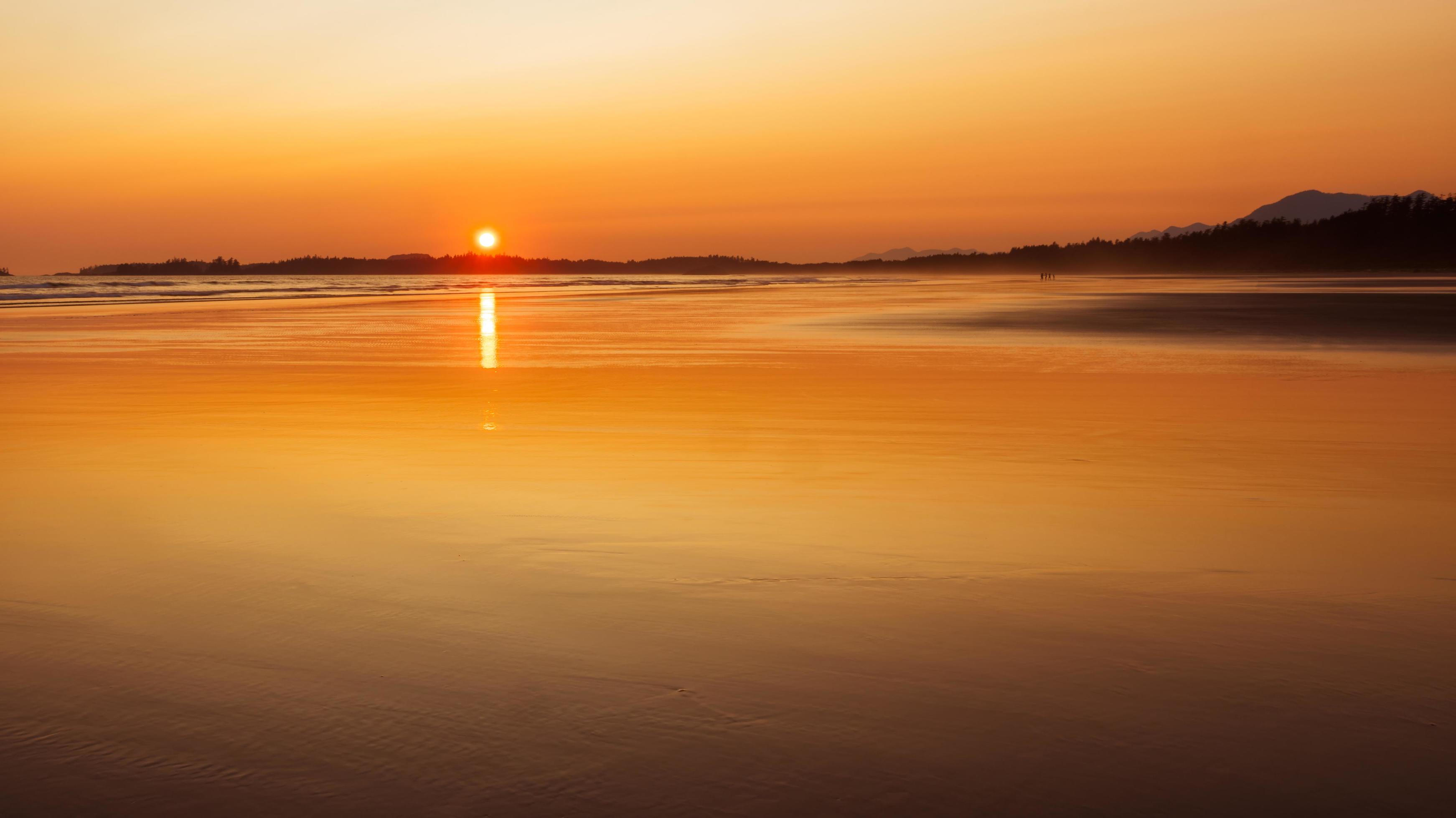 Sunset on Vancouver Island Stock Free