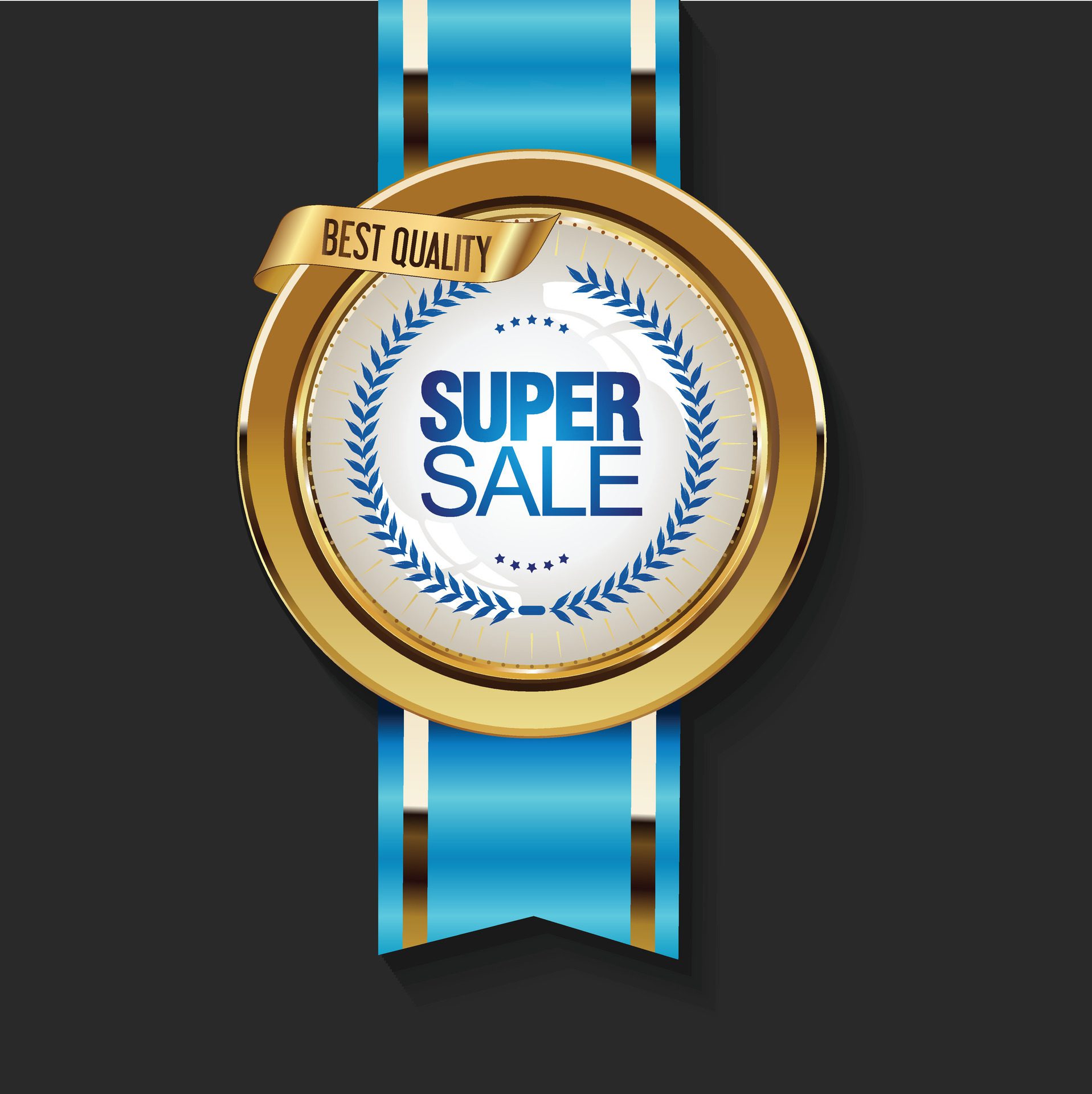 Best choice, order now, special offer, new and big sale banners. Red ribbons, tags and stickers. Vector illustration. Free Vector