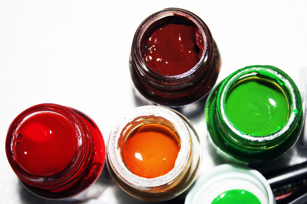 Painting Material Paints Colors Stock Free