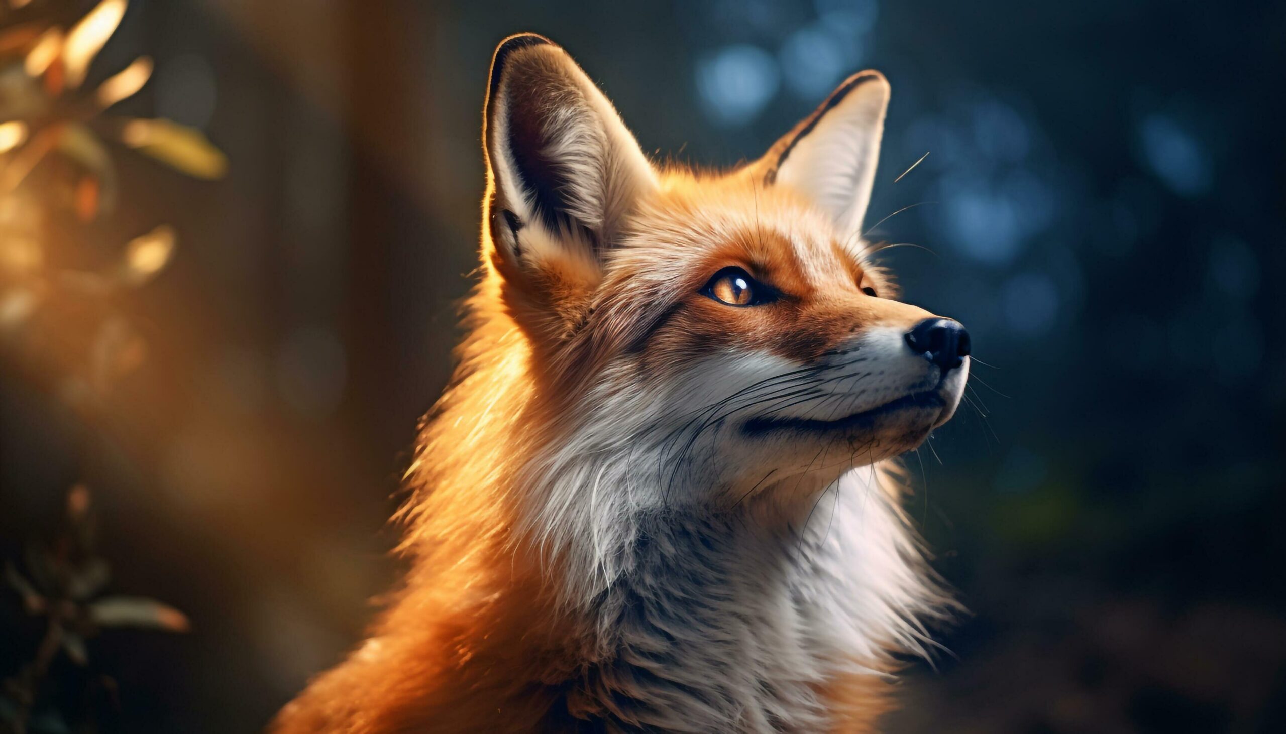 Fox cute portrait hunt Free Photo