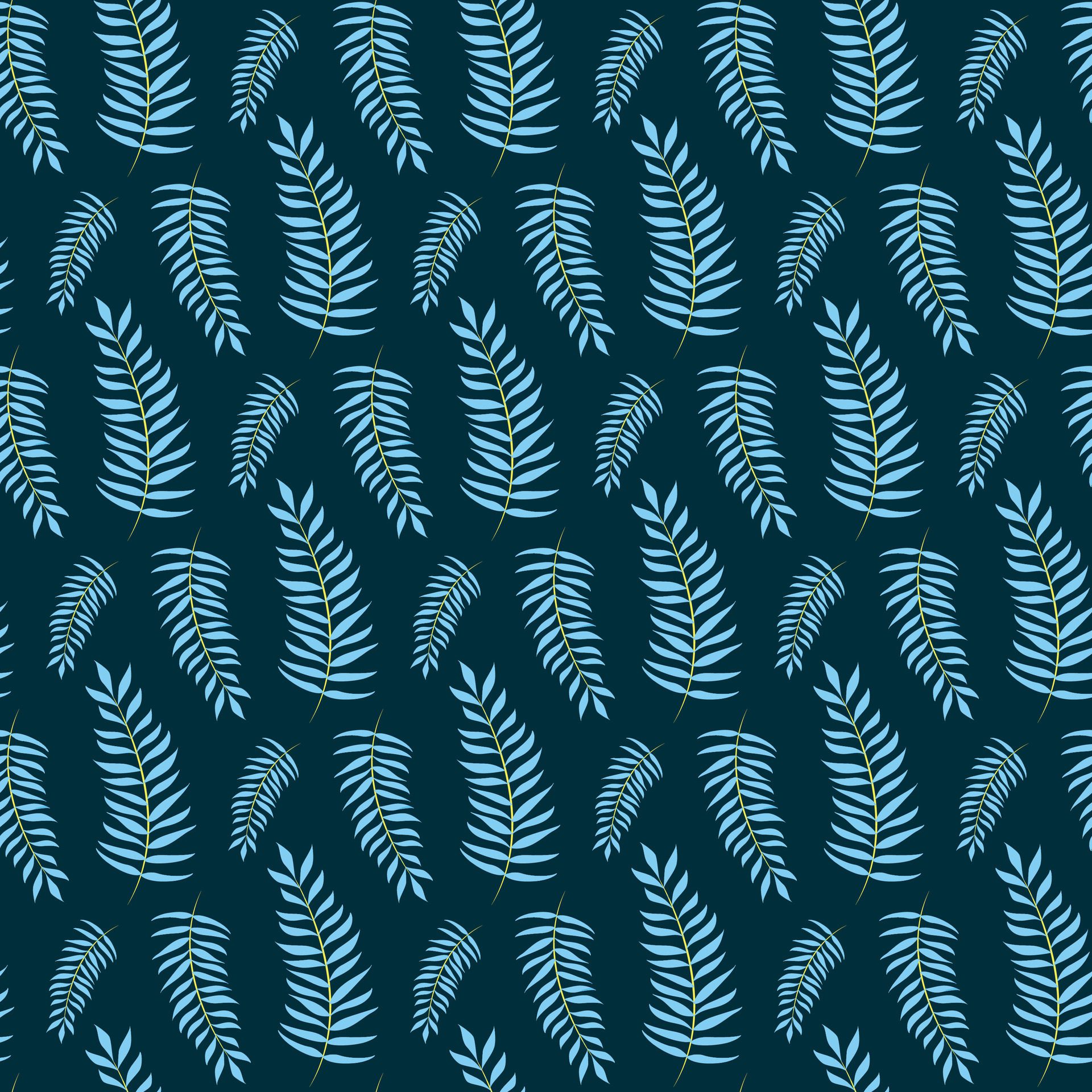 Leaves Seamless Pattern Design Free Vector