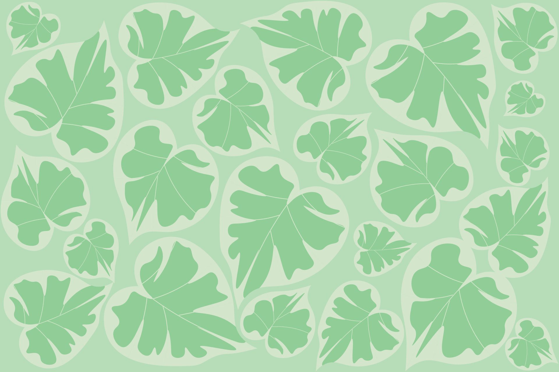 Botanic seamless pattern with exotic leaves Free Vector