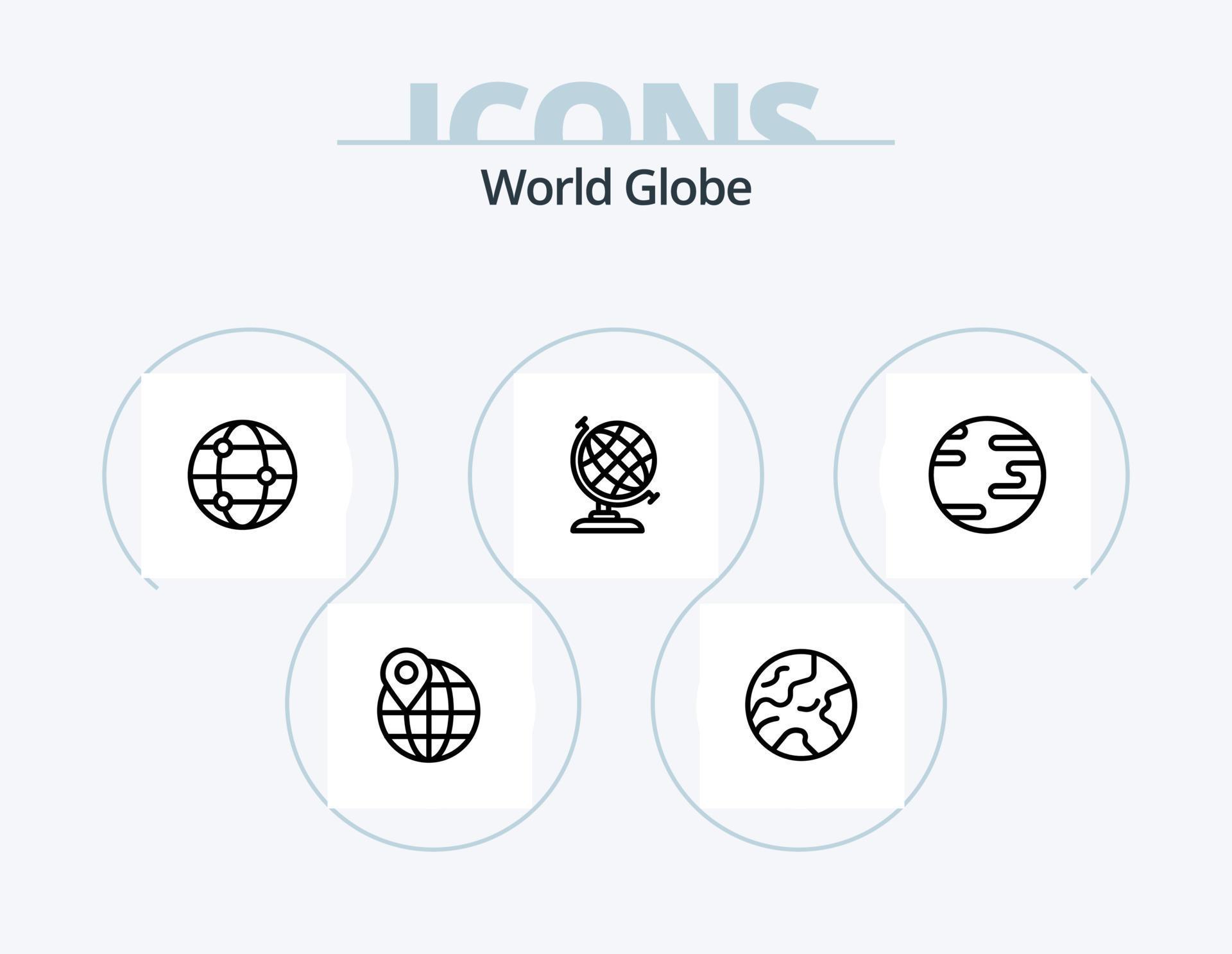 
									Globe Line Icon Pack 5 Icon Design. . arrow. globe. internet. global Stock Free