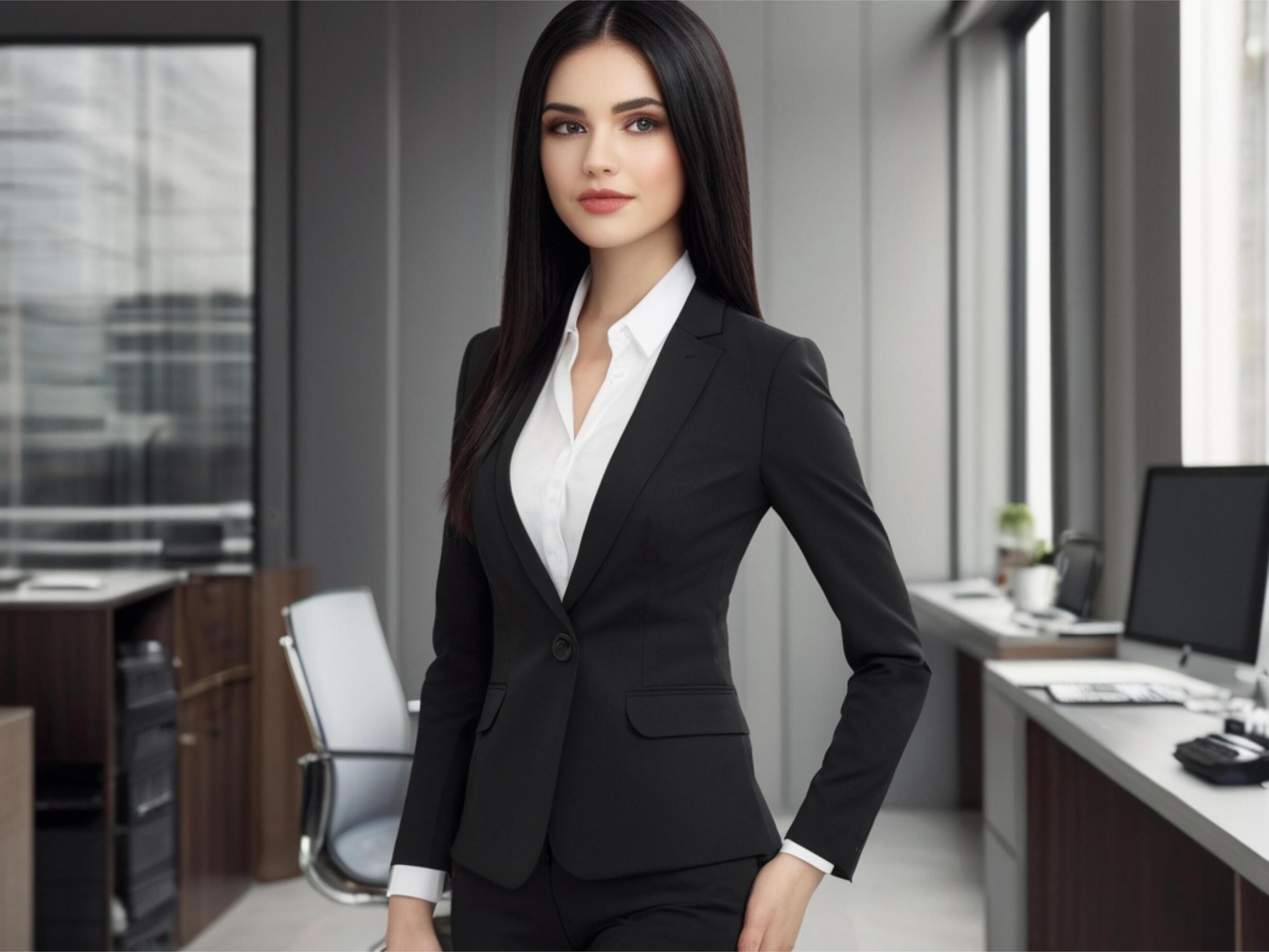 AI generated Happy Business Woman Stock Free