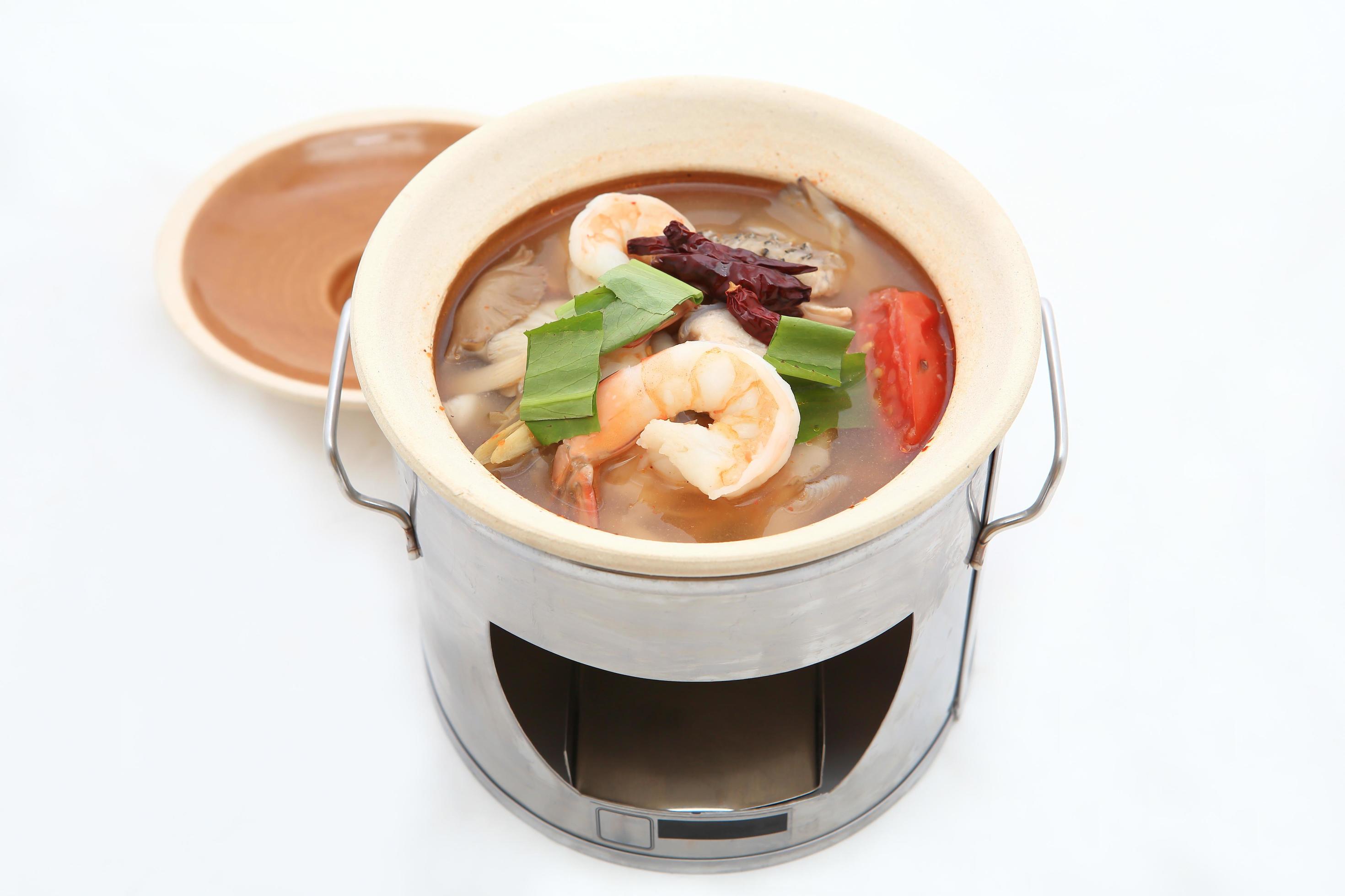 Thai Food Tom Yum seafood Stock Free