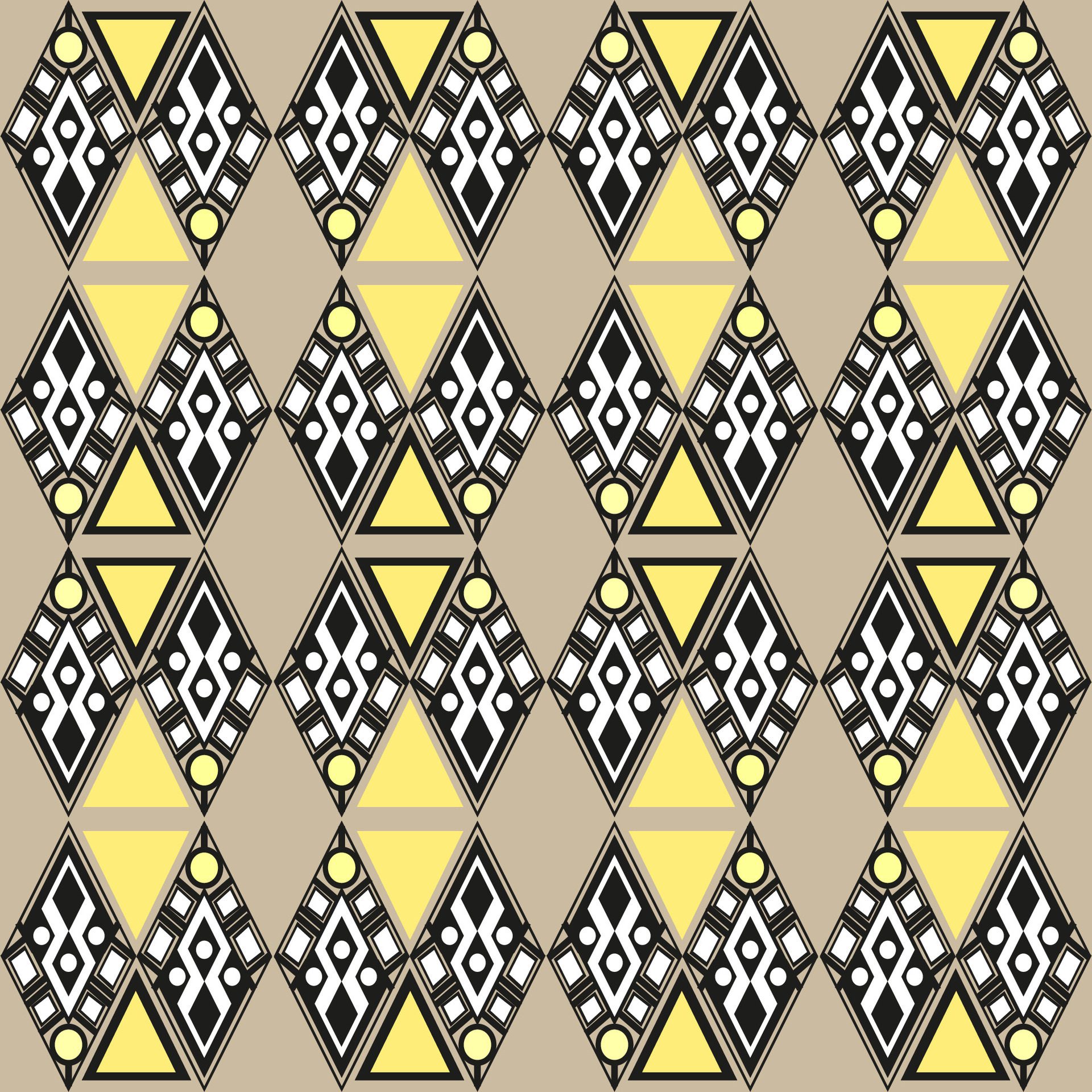 Seamless pattern with patchwork diamonds, reminiscent of precious Art Deco jewelry 2 Free Vector