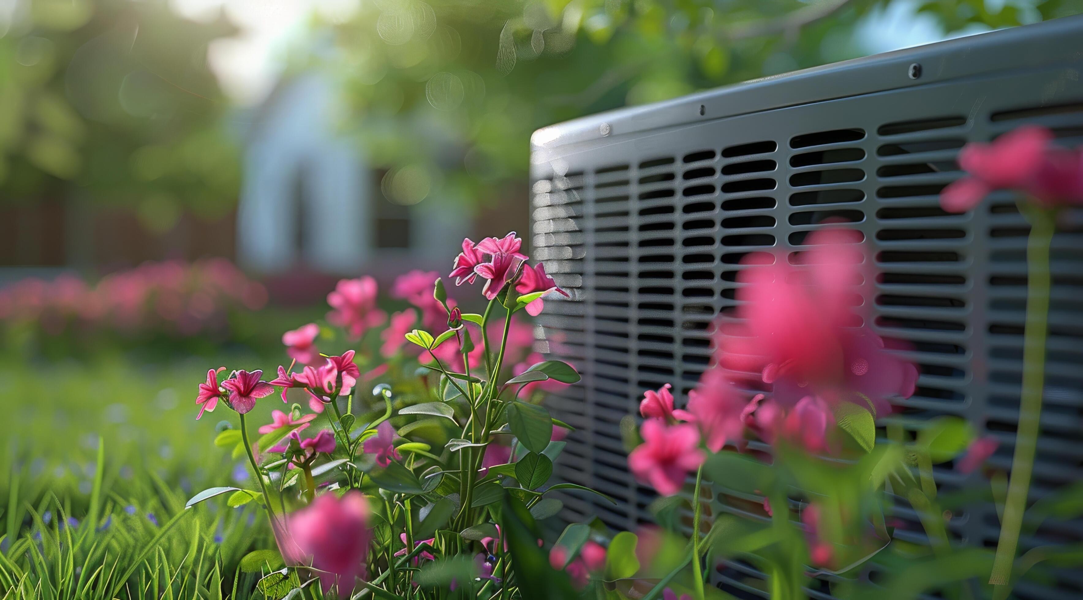 Fan Cooler In Sunny Field With House In Background Stock Free