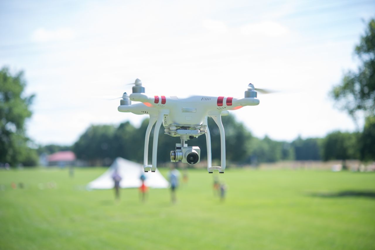 Drone in flight Stock Free