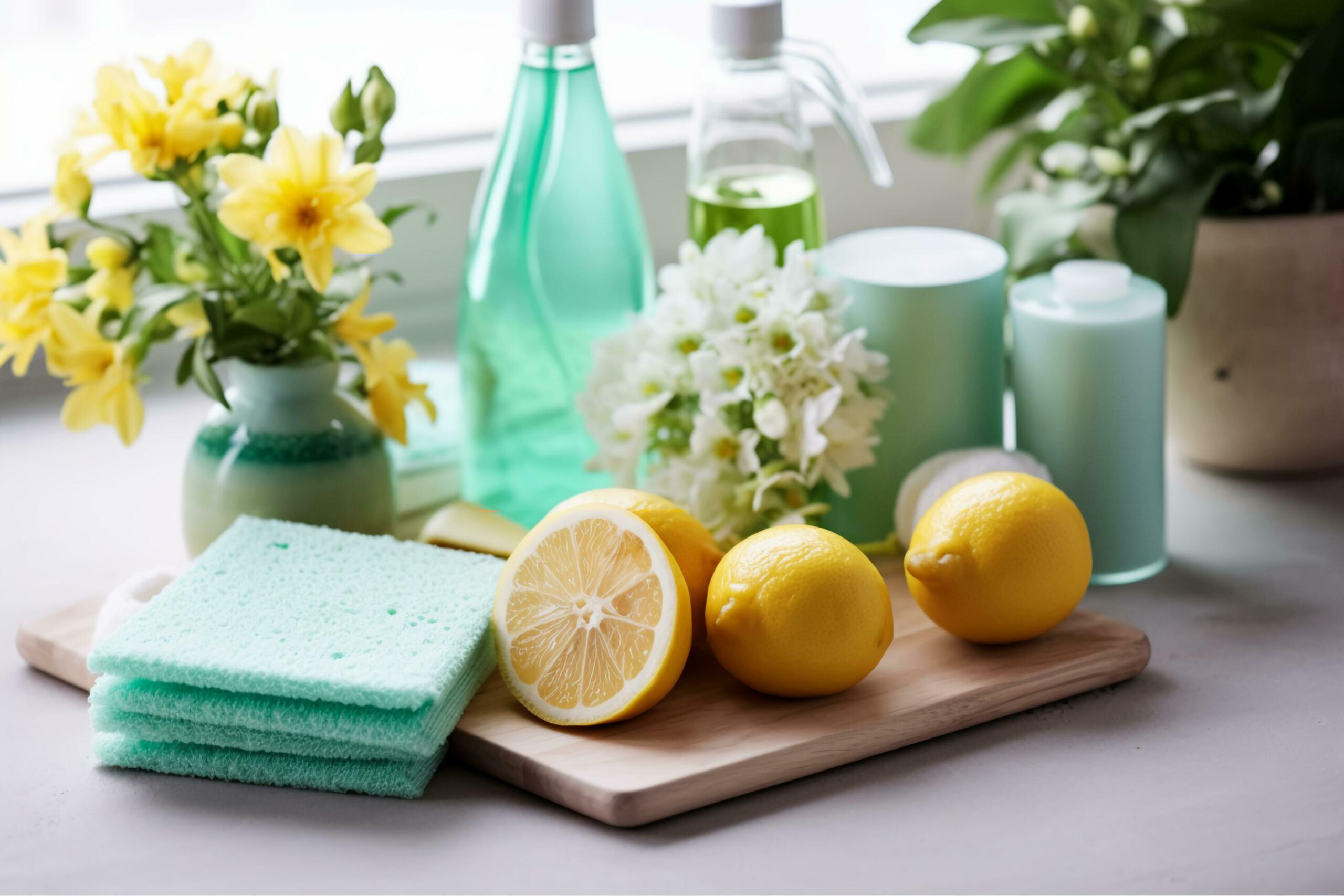 Greener Kitchens Homemade Solutions for Springtime Cleanliness Free Photo