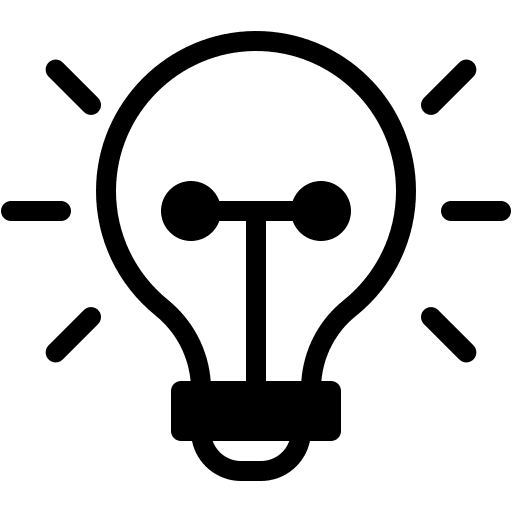 Idea, light, bulb icon