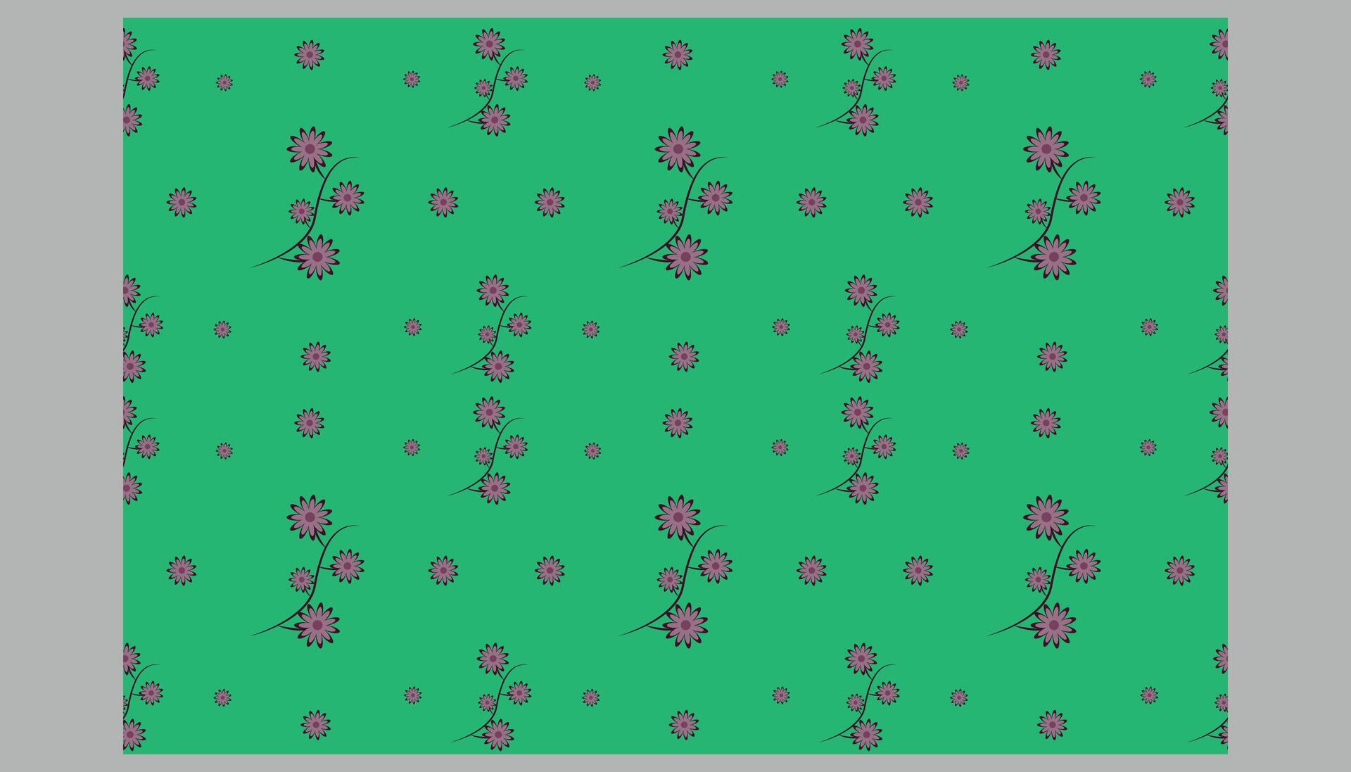 cute flower seamless pattern design Stock Free