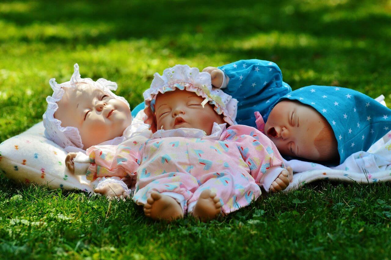 Baby dolls Stock Free