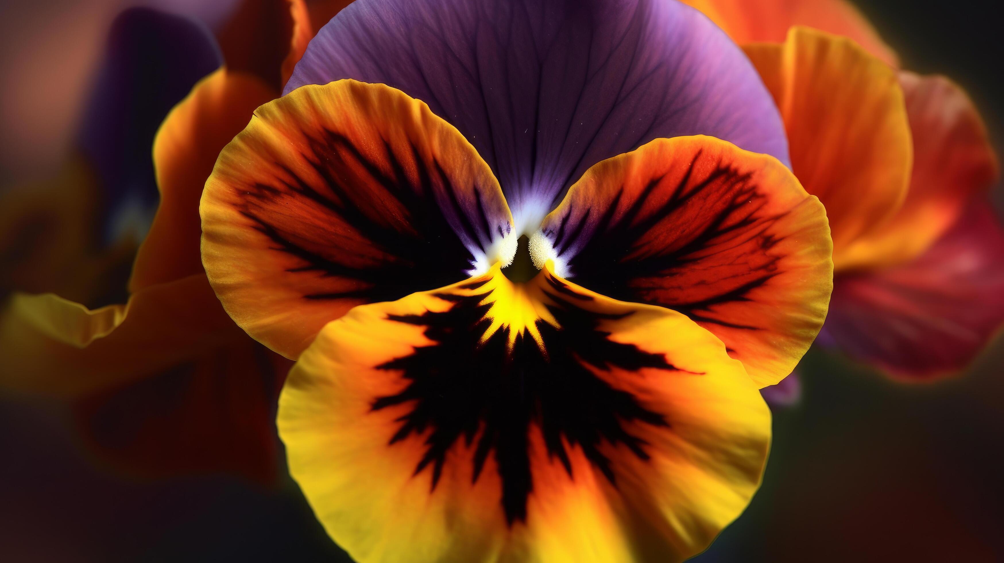 Pansy flower. Illustration Stock Free