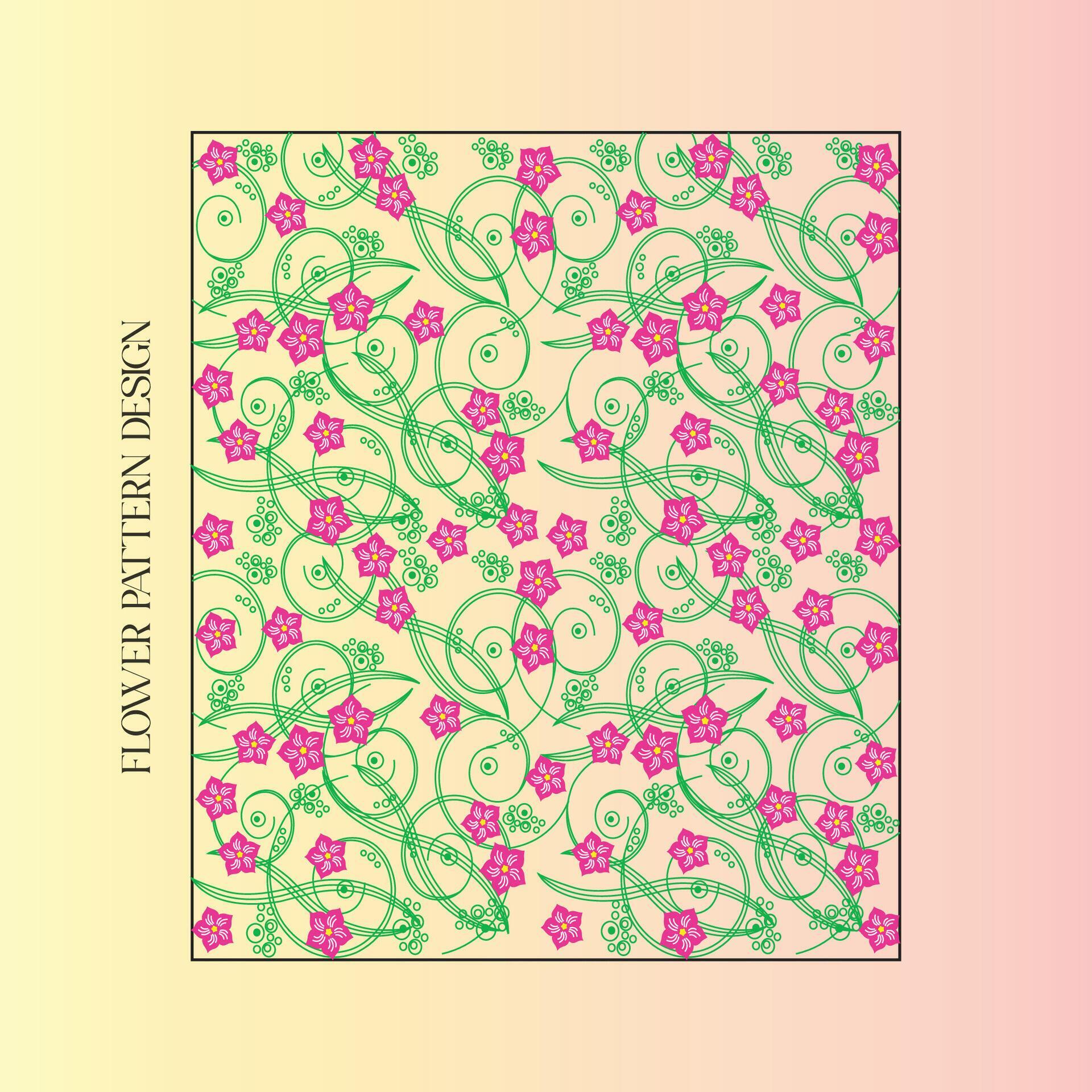 pattern with flowers Stock Free