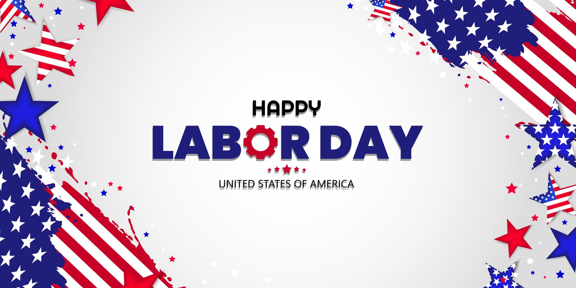 happy labor day poster for social media story, card, banner, background Free Vector