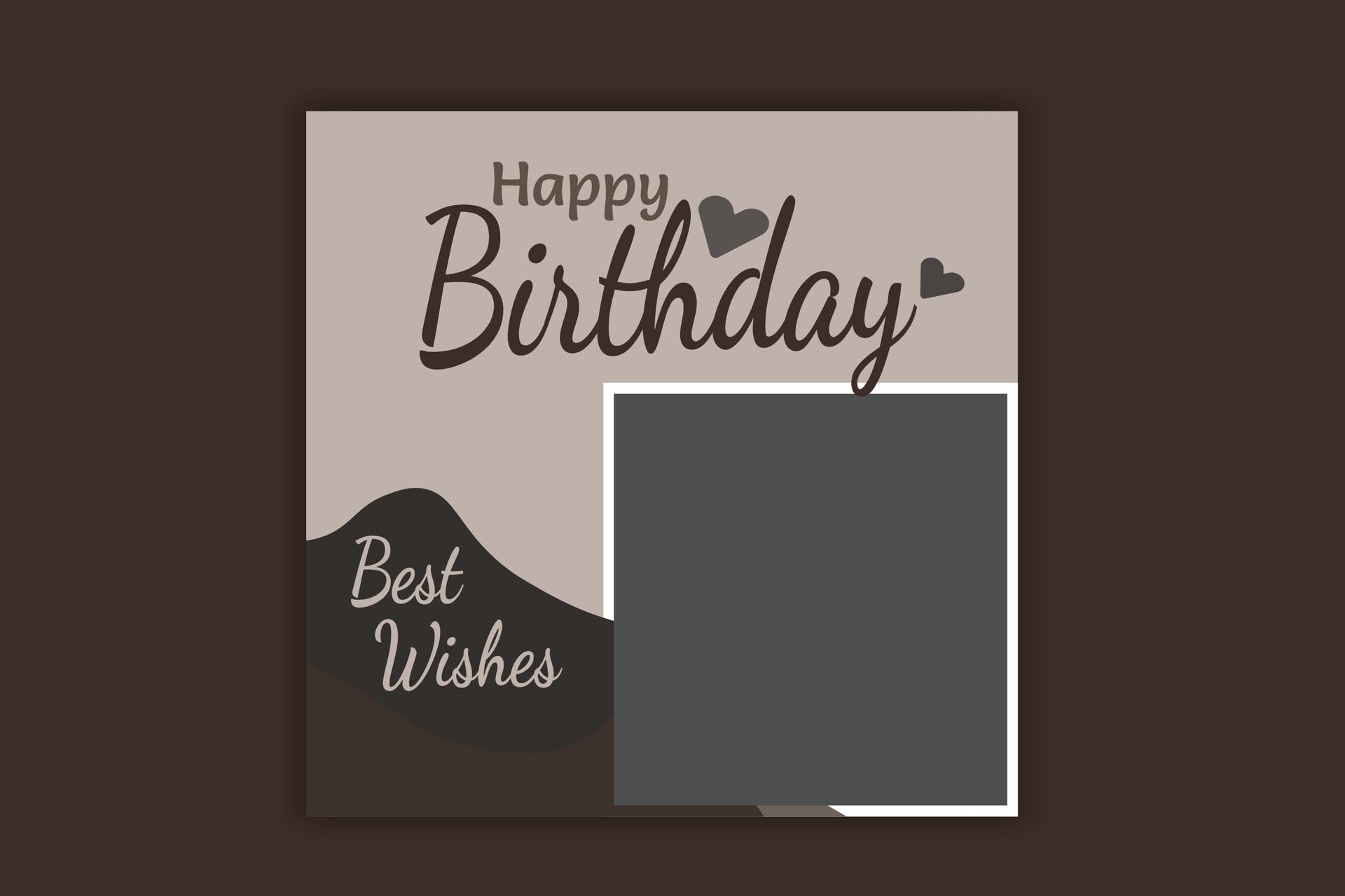 Birthday social media post, birthday banner design Free Vector