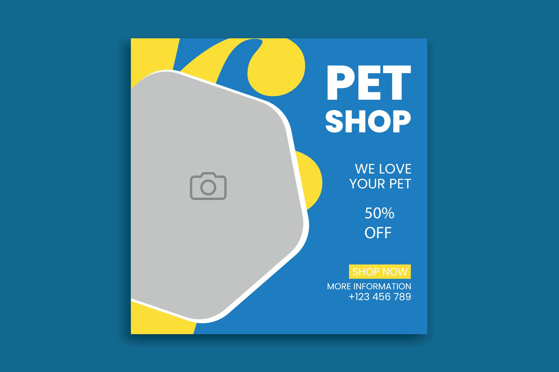 Pet Banner Design Template Free Vector