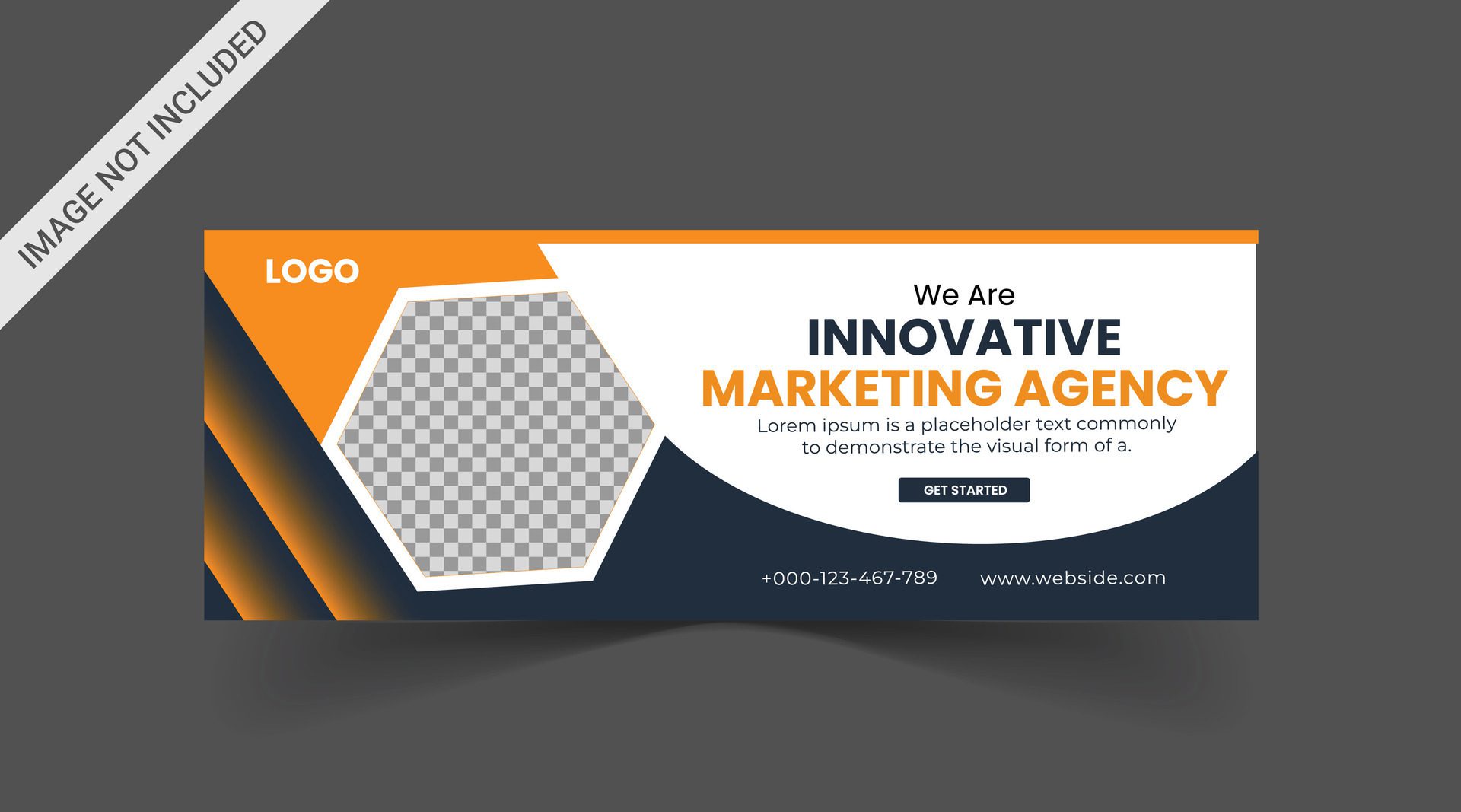 Marketing Social media cover banner, social media post, web banner, template Free Vector