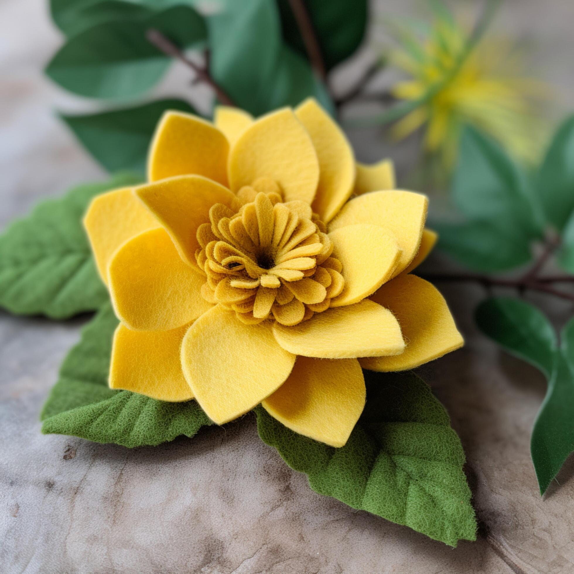 A yellow flower with a background Stock Free