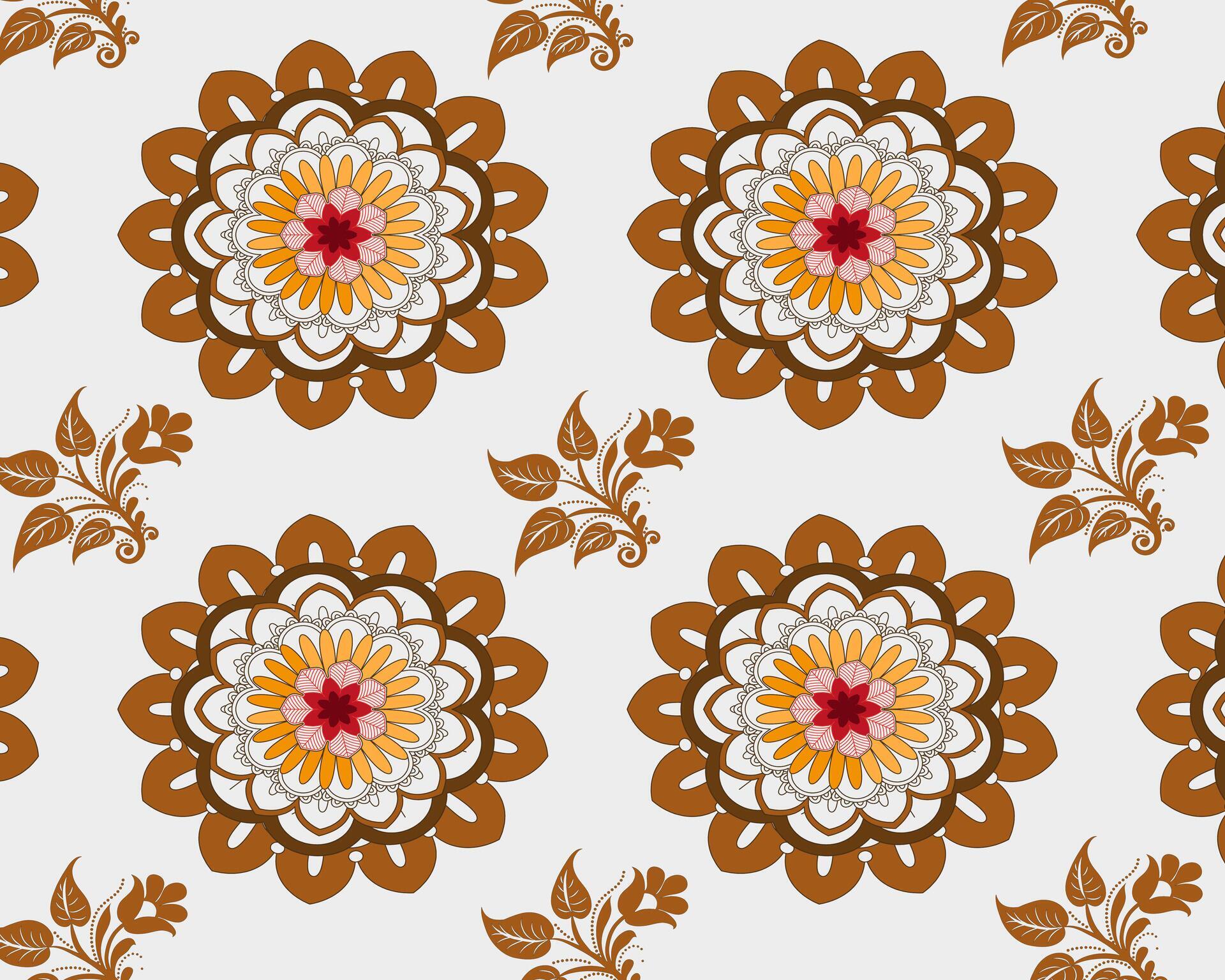 a pattern of flowers on a background. Stock Free