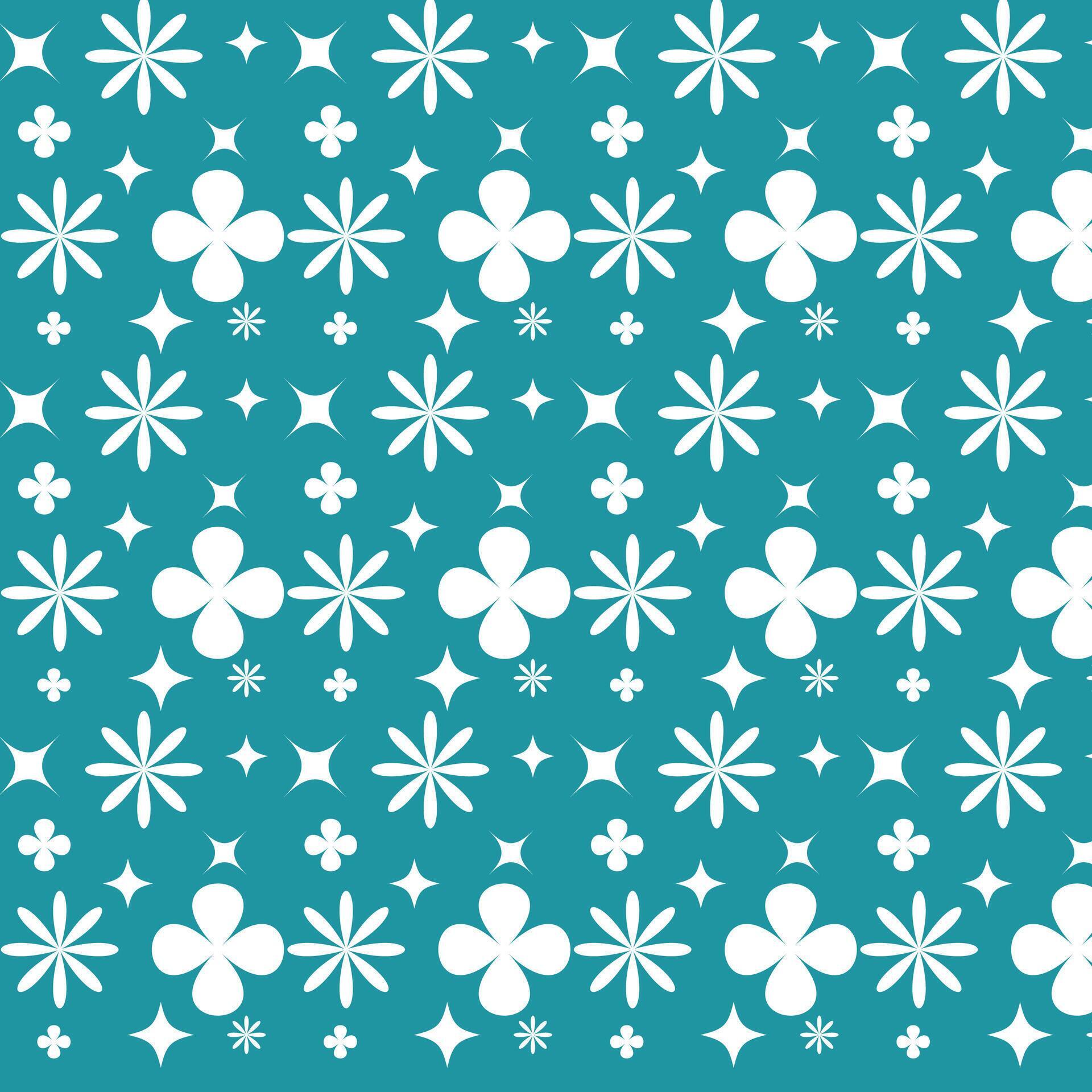 blue FLOWER print , gift paper wrap, digital print, textile print Stock Free