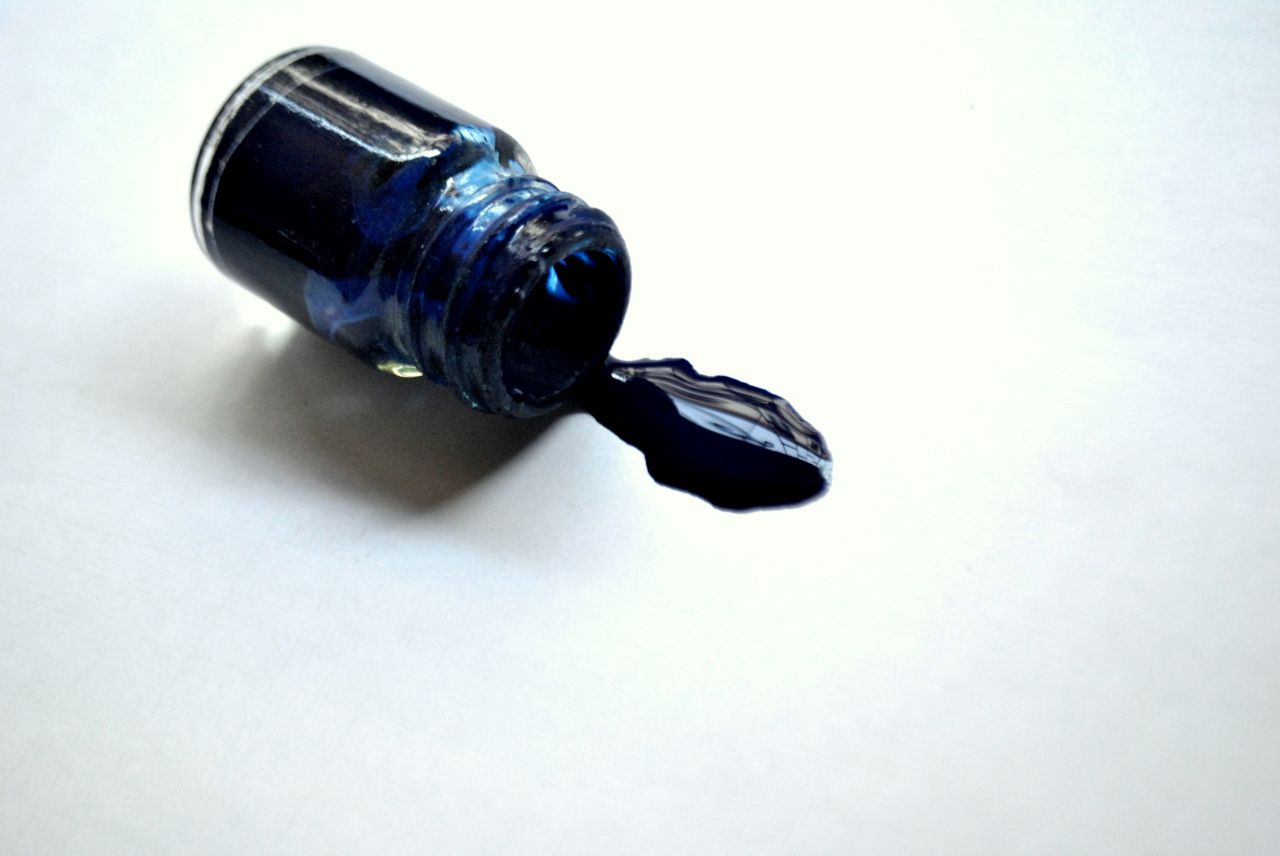 Color Blue Dark Bottle Stock Free