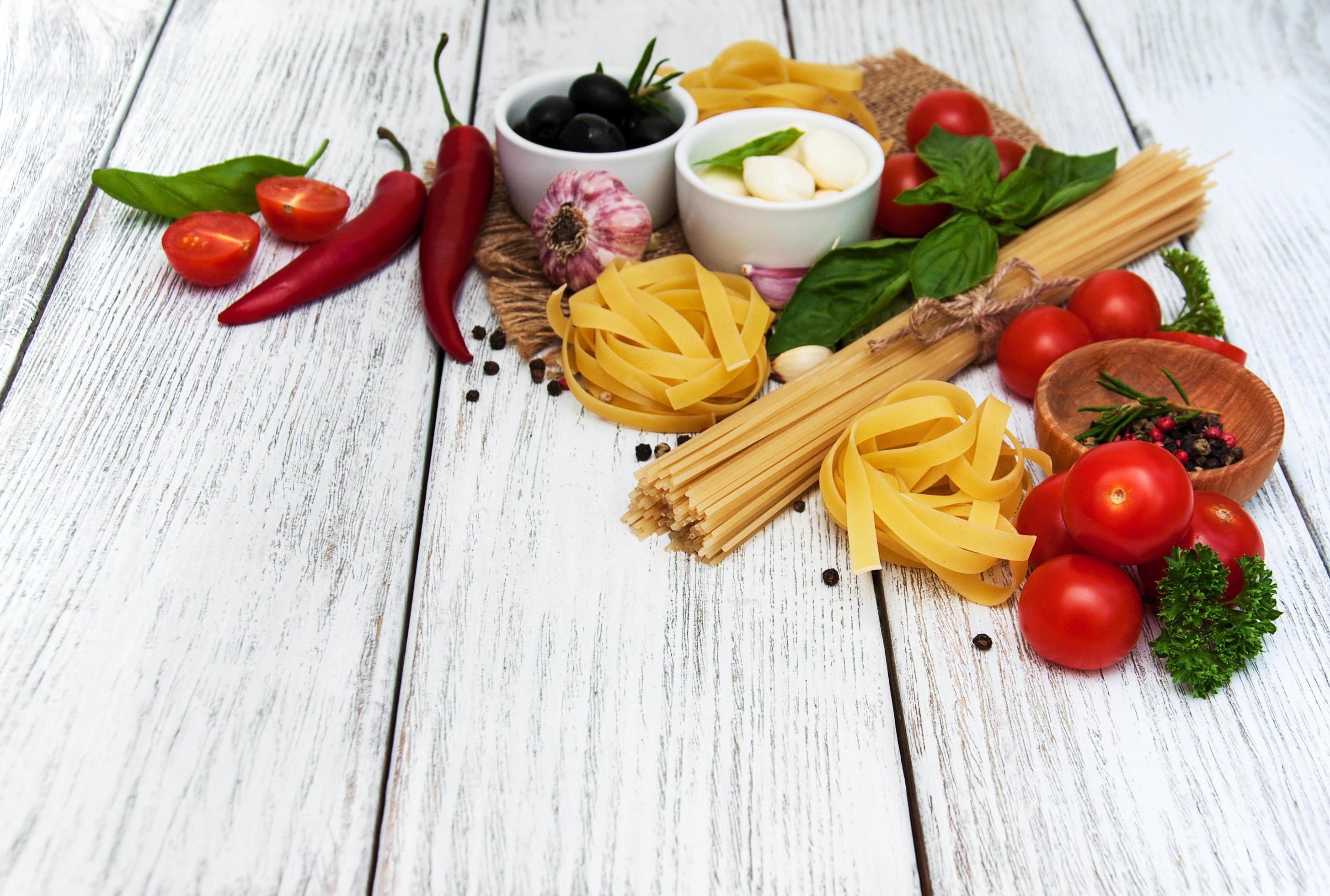 italian food ingredients Stock Free