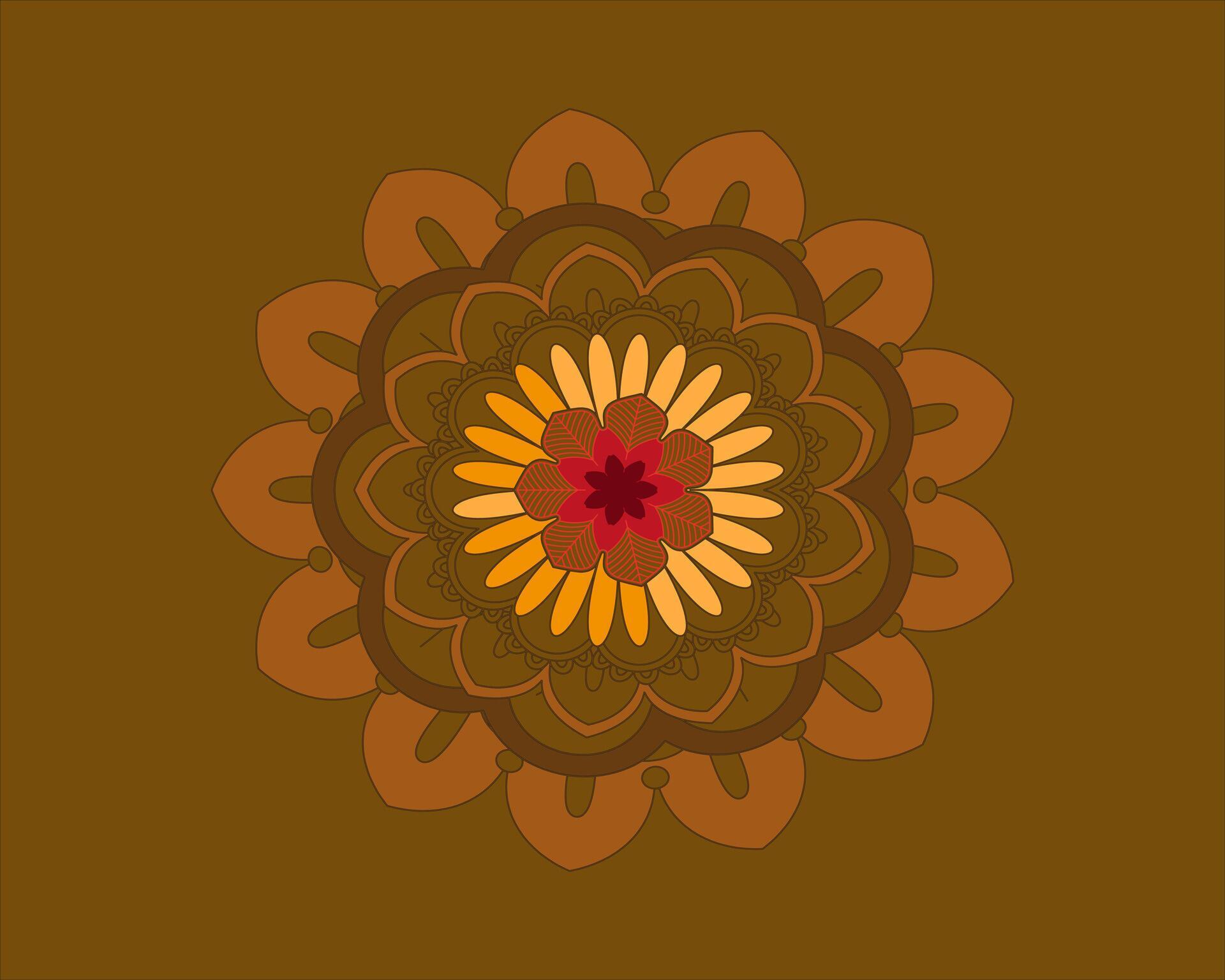 a pattern of flowers on a background. Stock Free