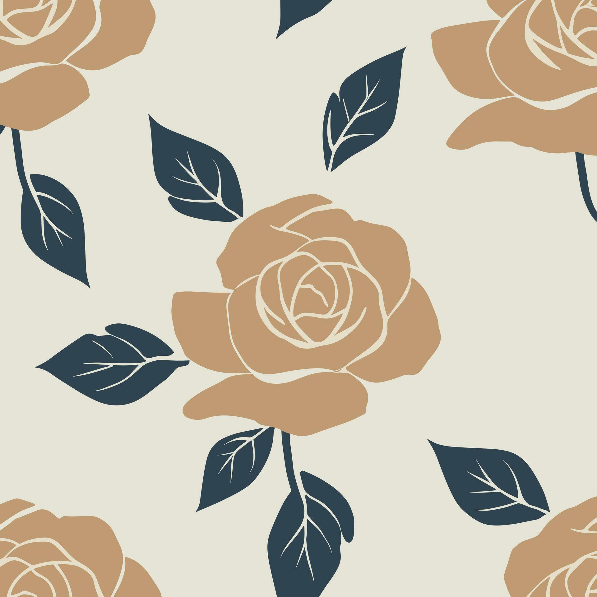 Vector flower pattern background design illustration Stock Free