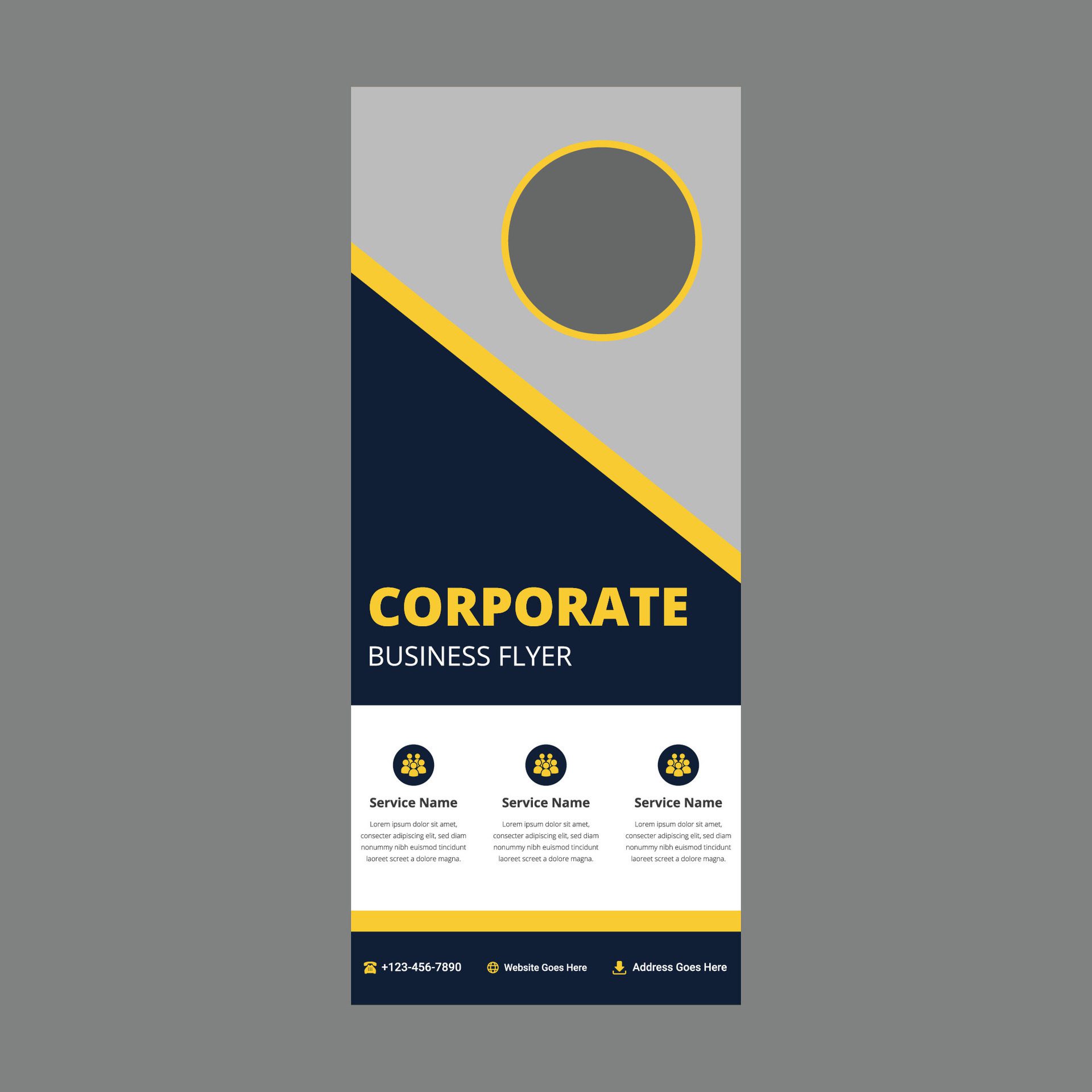 Professional Rollup Banner Design For Your Template Free Vector