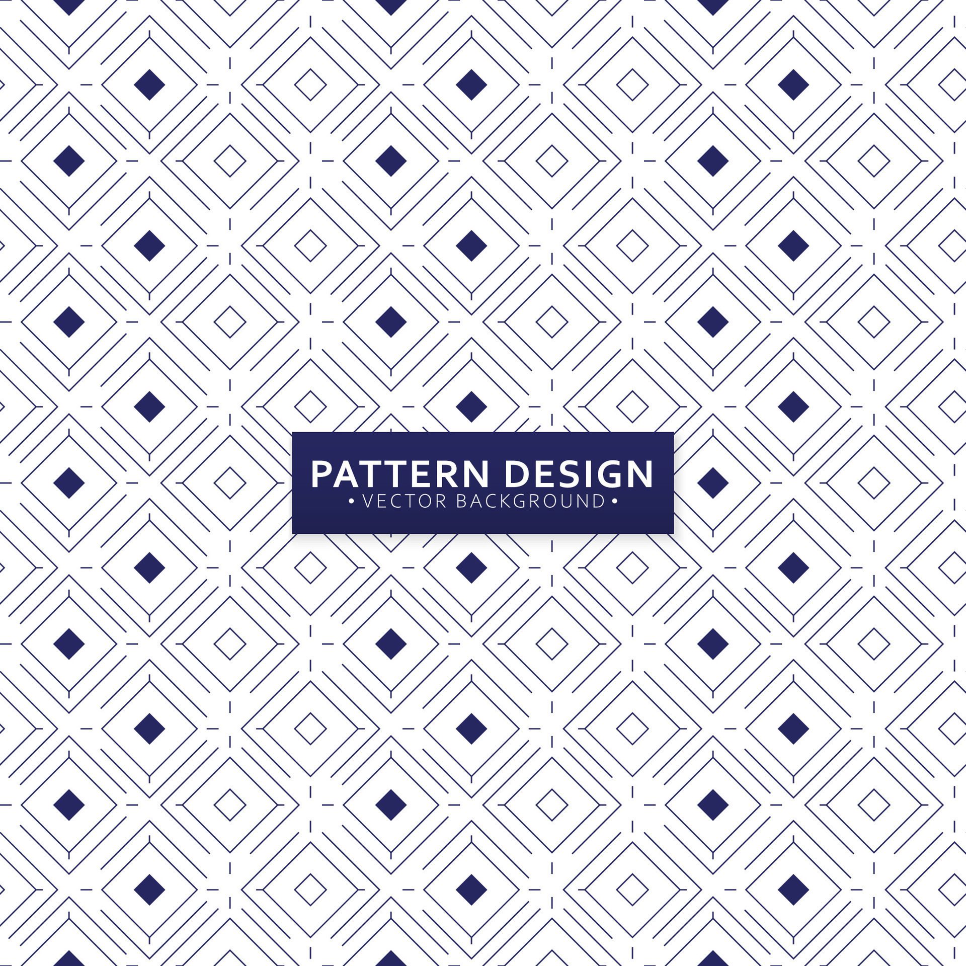 Minimalist square pattern background design Free Vector