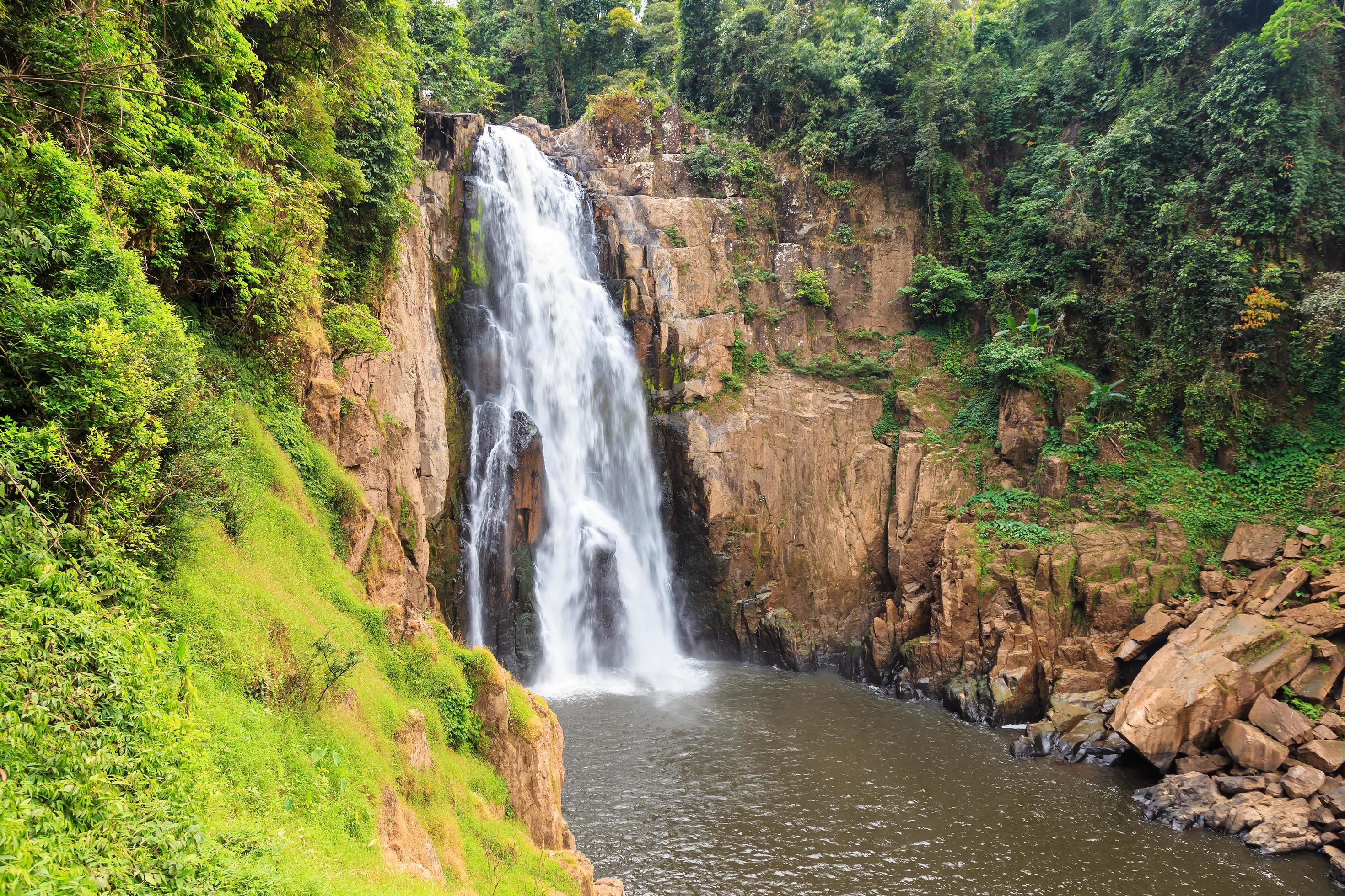 Haew narok waterfall, khao yai national park, Thailand Stock Free