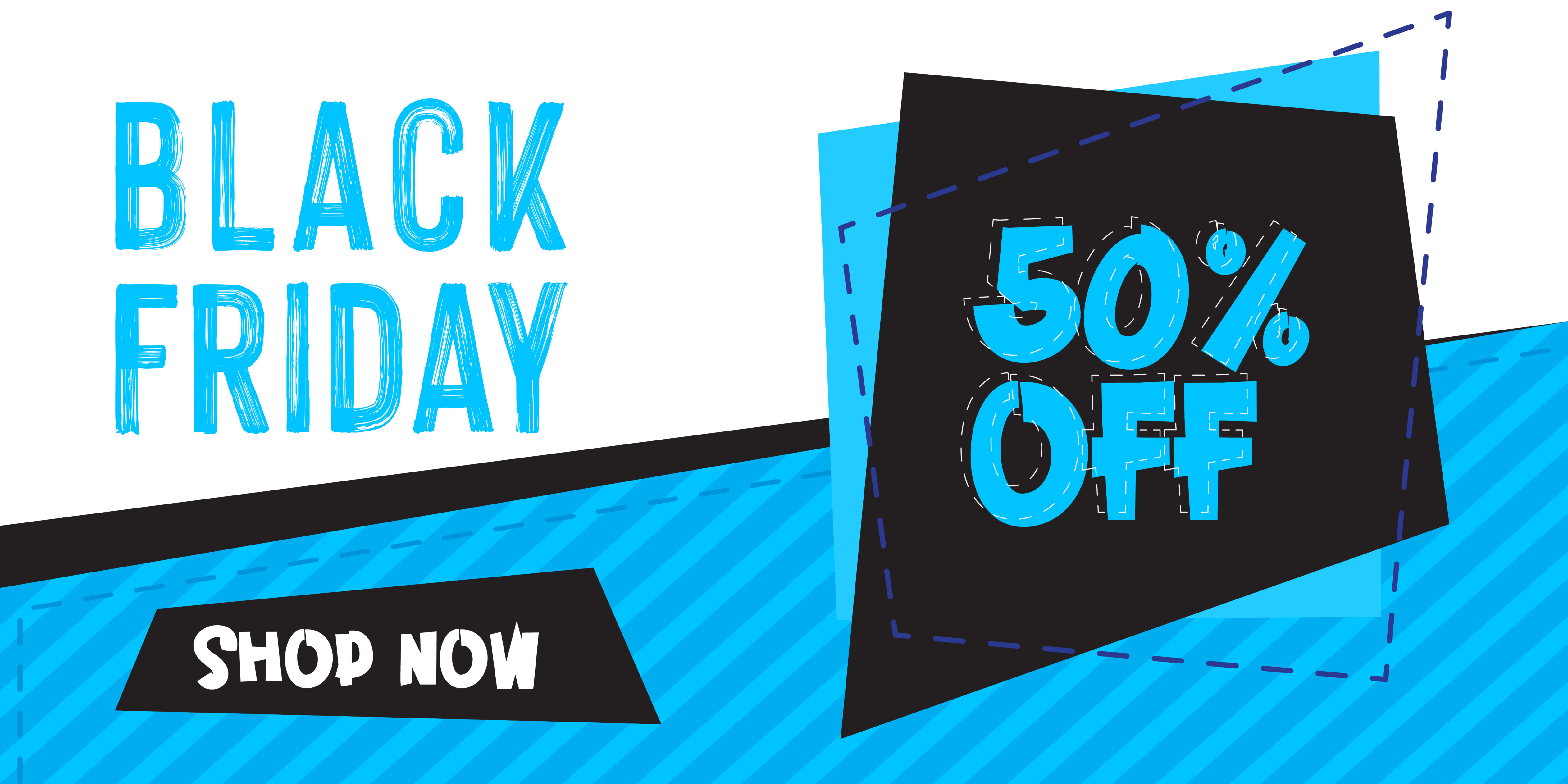 Black Friday Sale Banner Design Free Vector