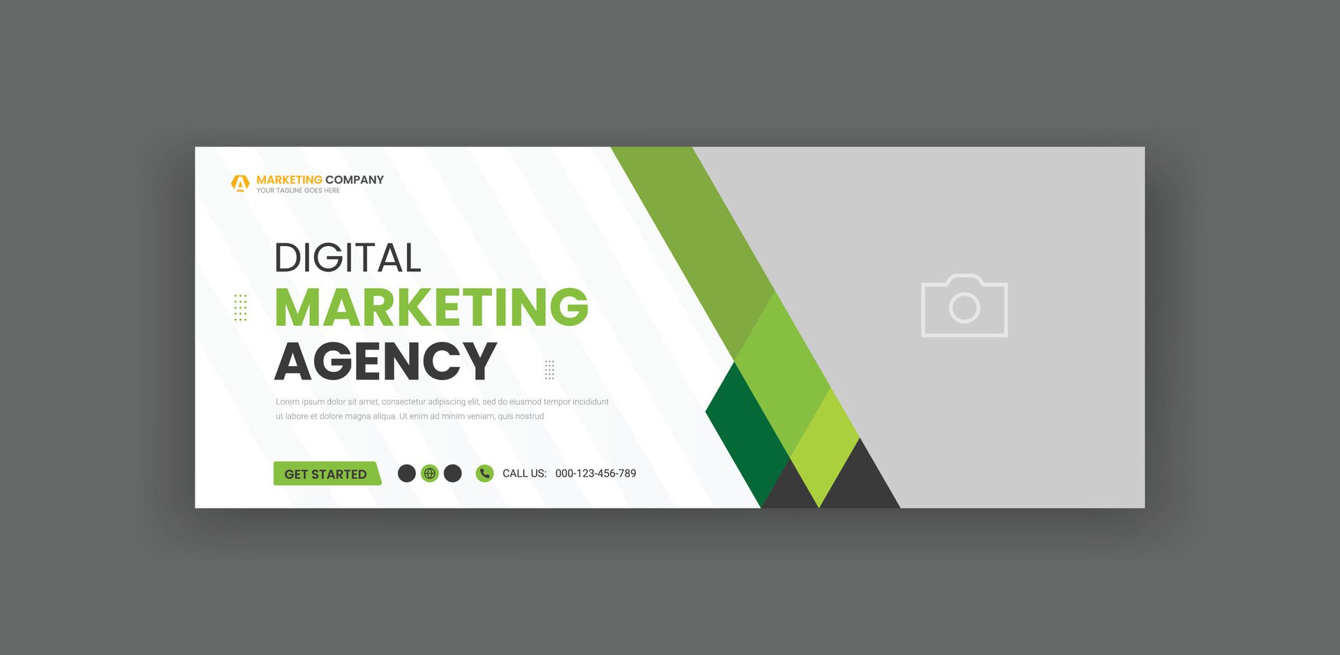 Digital Marketing Agency Social Media Cover Banner Template Free Vector