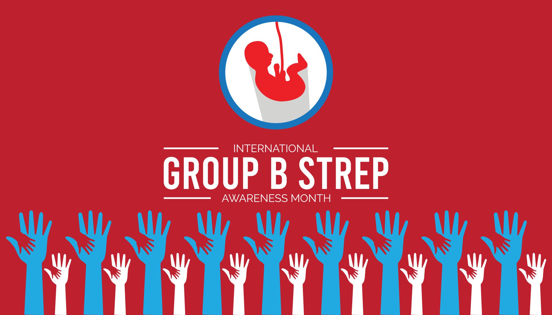 International Group B Strep Awareness Month observed every year in July. Template for background, banner, card, poster with text inscription. Free Vector