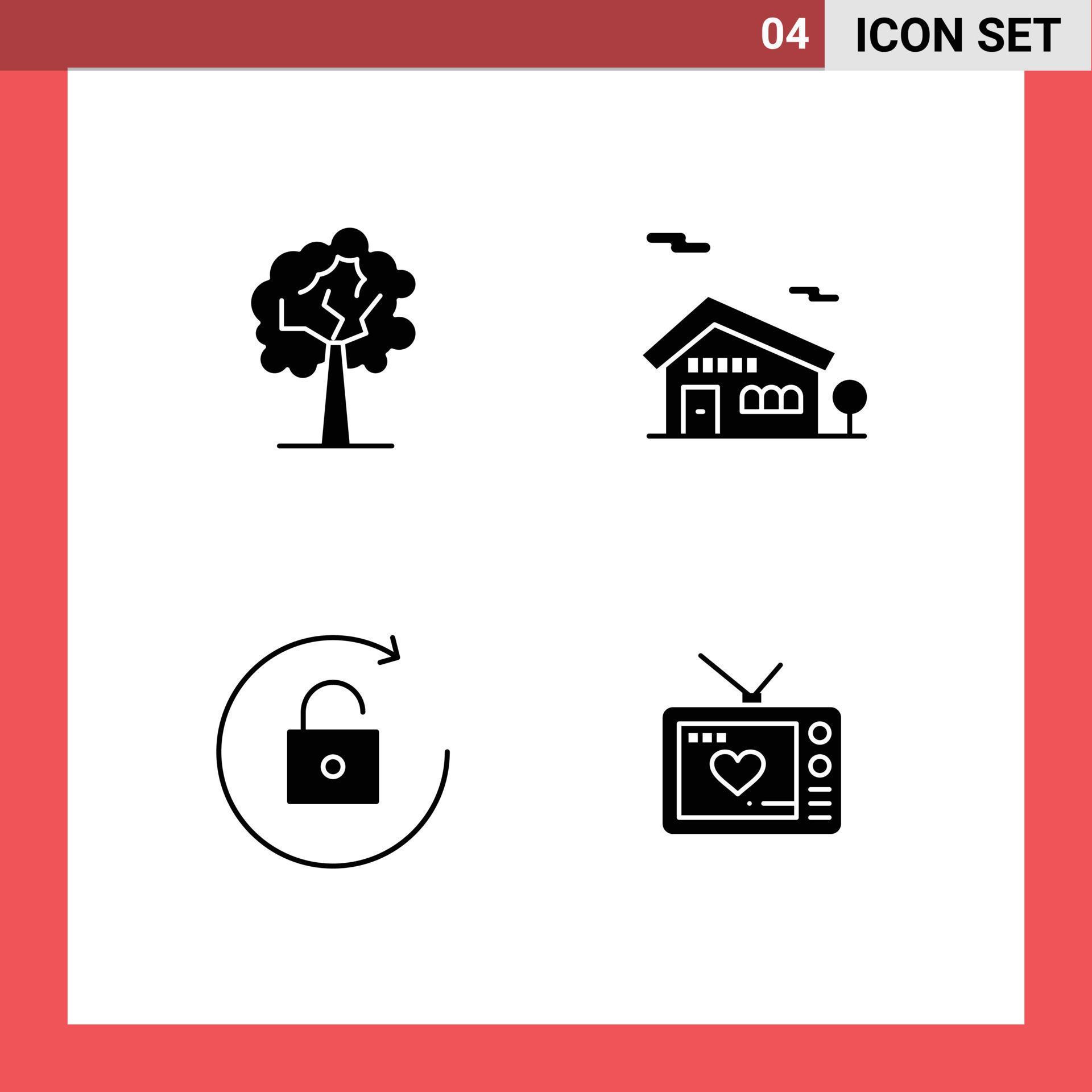 Creative Icons Modern Signs and Symbols of tree television building arrow valentine Editable Vector Design Elements Stock Free