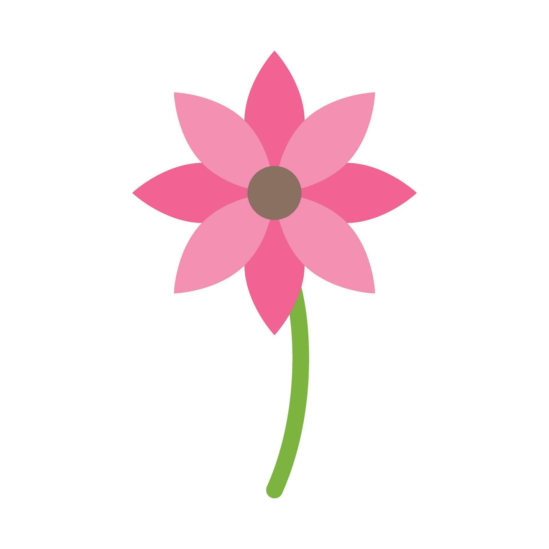 Flower Vector Flat Icon For Personal And Commercial Use. Stock Free